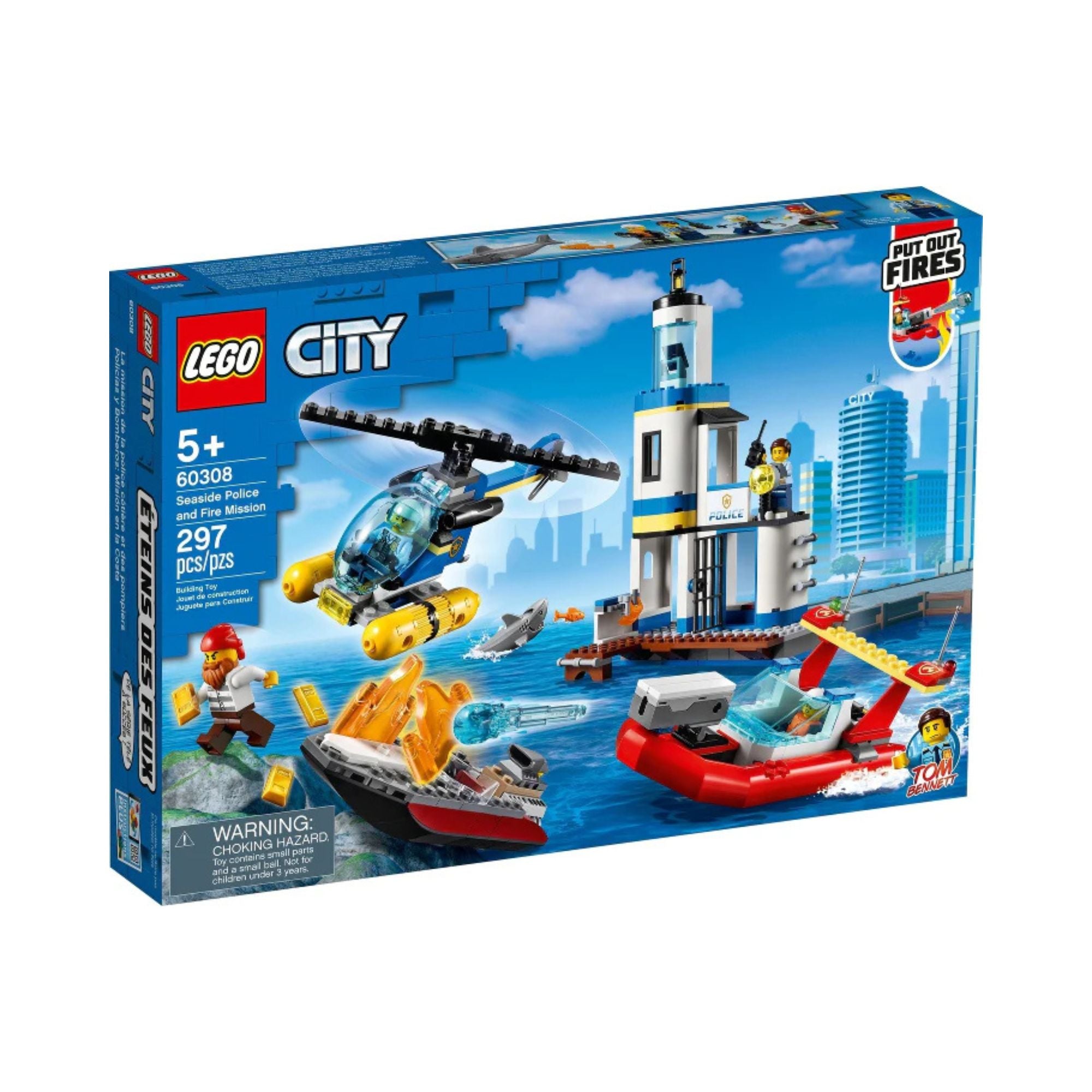 LEGO City: Seaside Police and Fire Mission Set (60308)