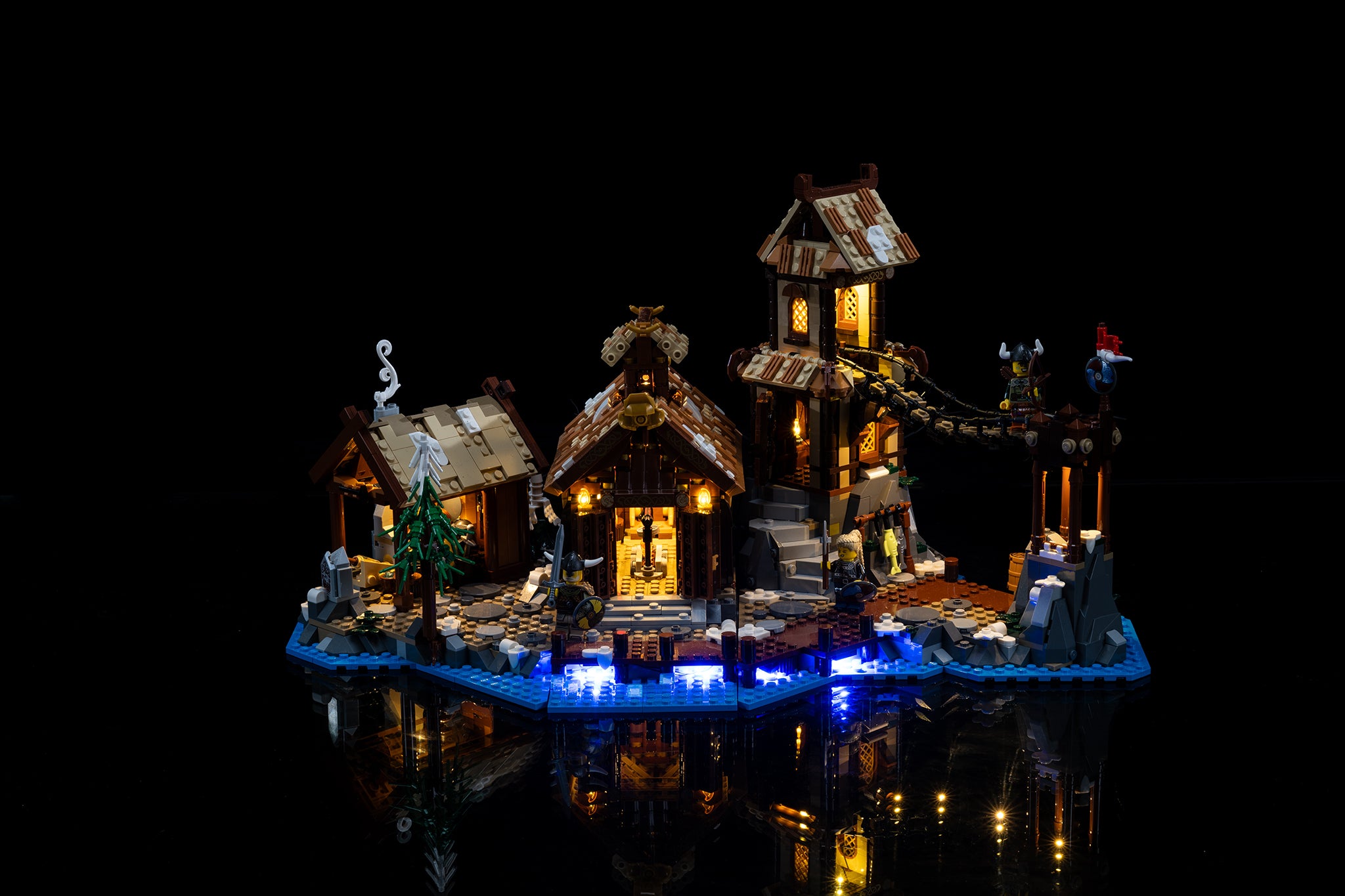 LED Lighting Kit for LEGO Viking Village Set (21343)