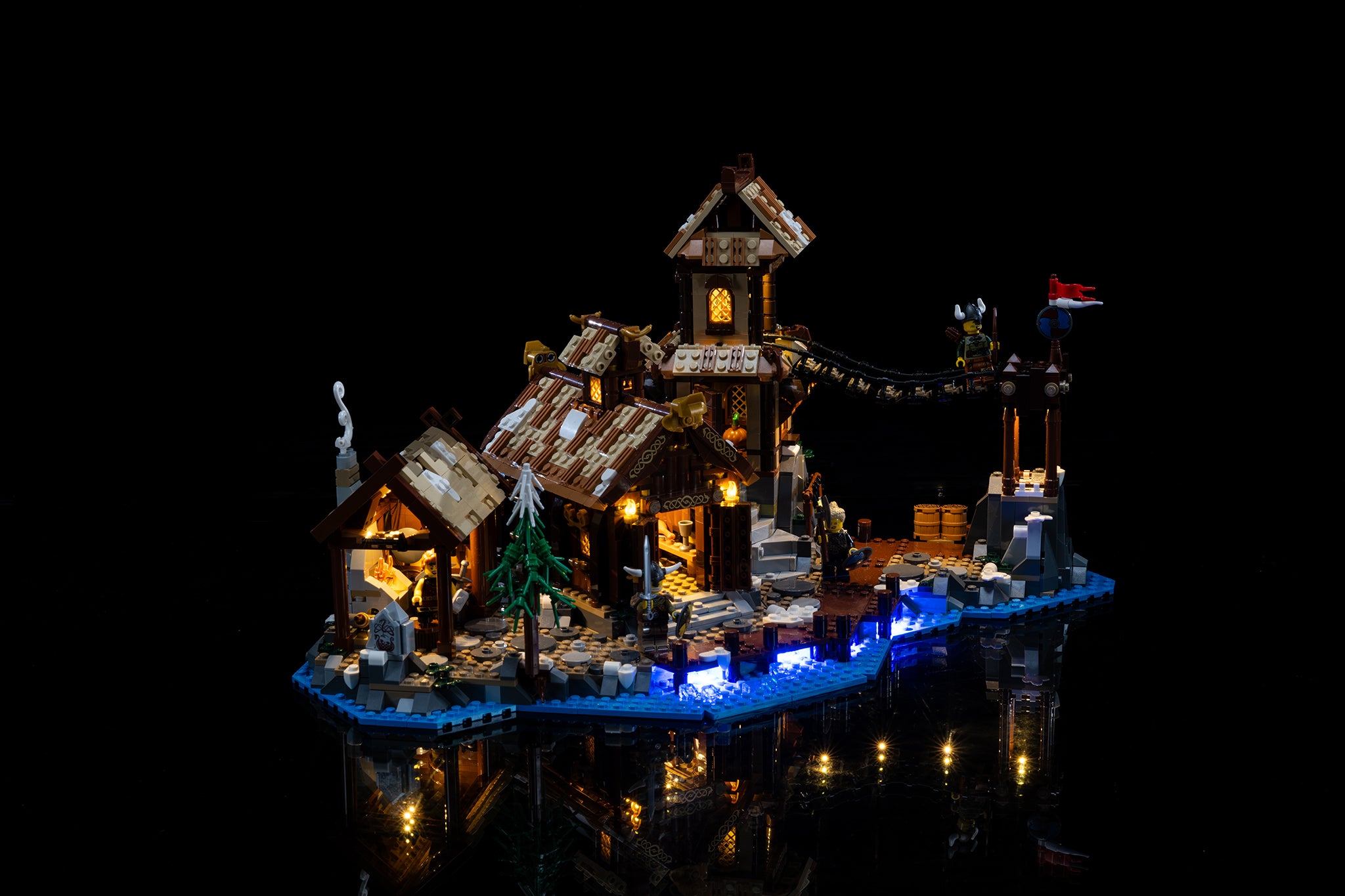 LED Lighting Kit for LEGO Viking Village Set (21343)