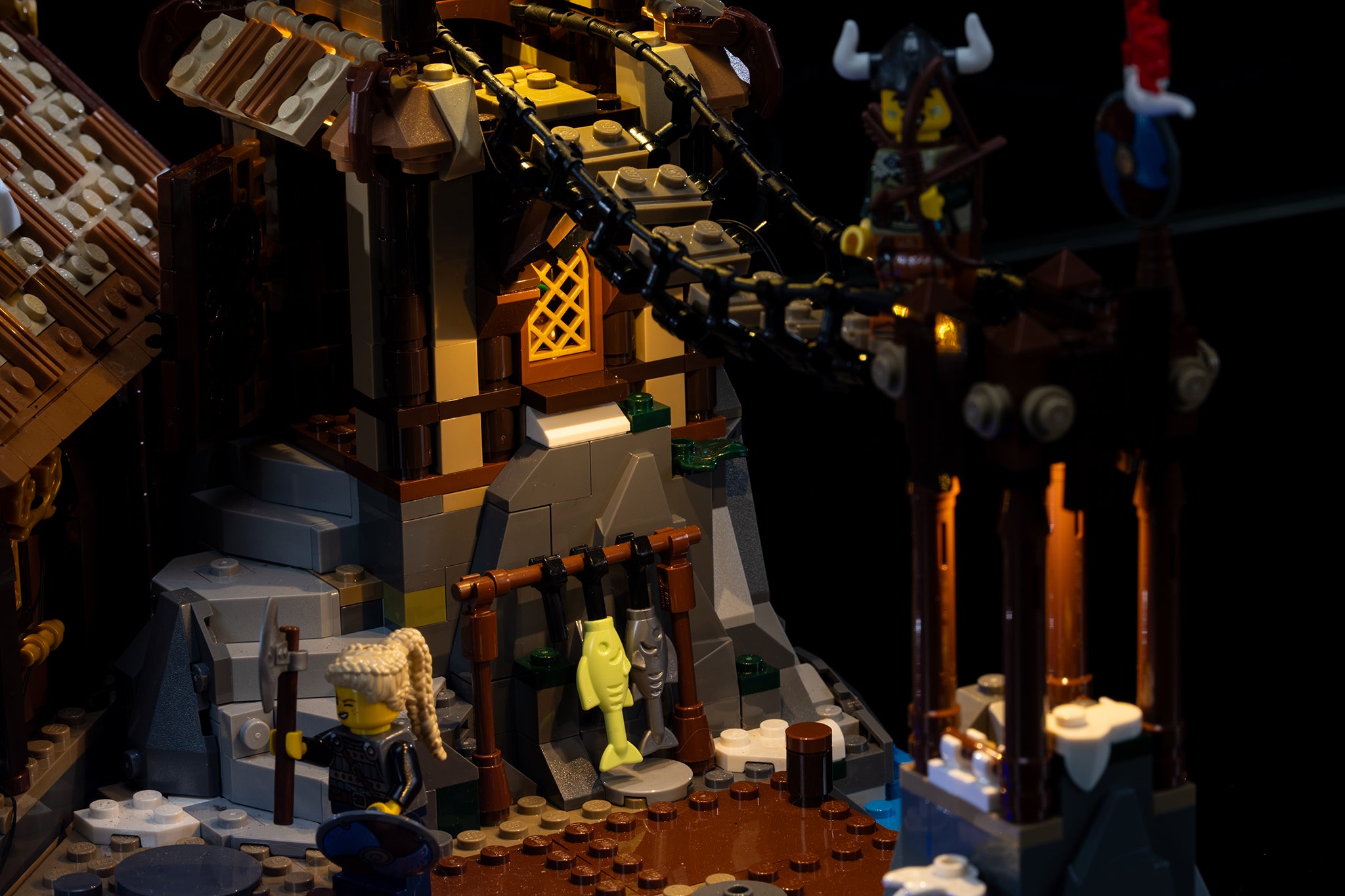 LED Lighting Kit for LEGO Viking Village Set (21343)