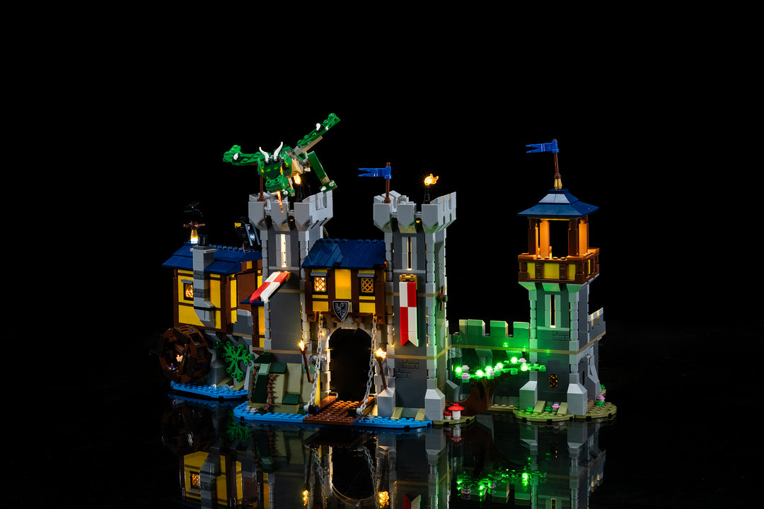 LED Lighting Kit for LEGO Creator 3-1 Medieval Castle 31120
