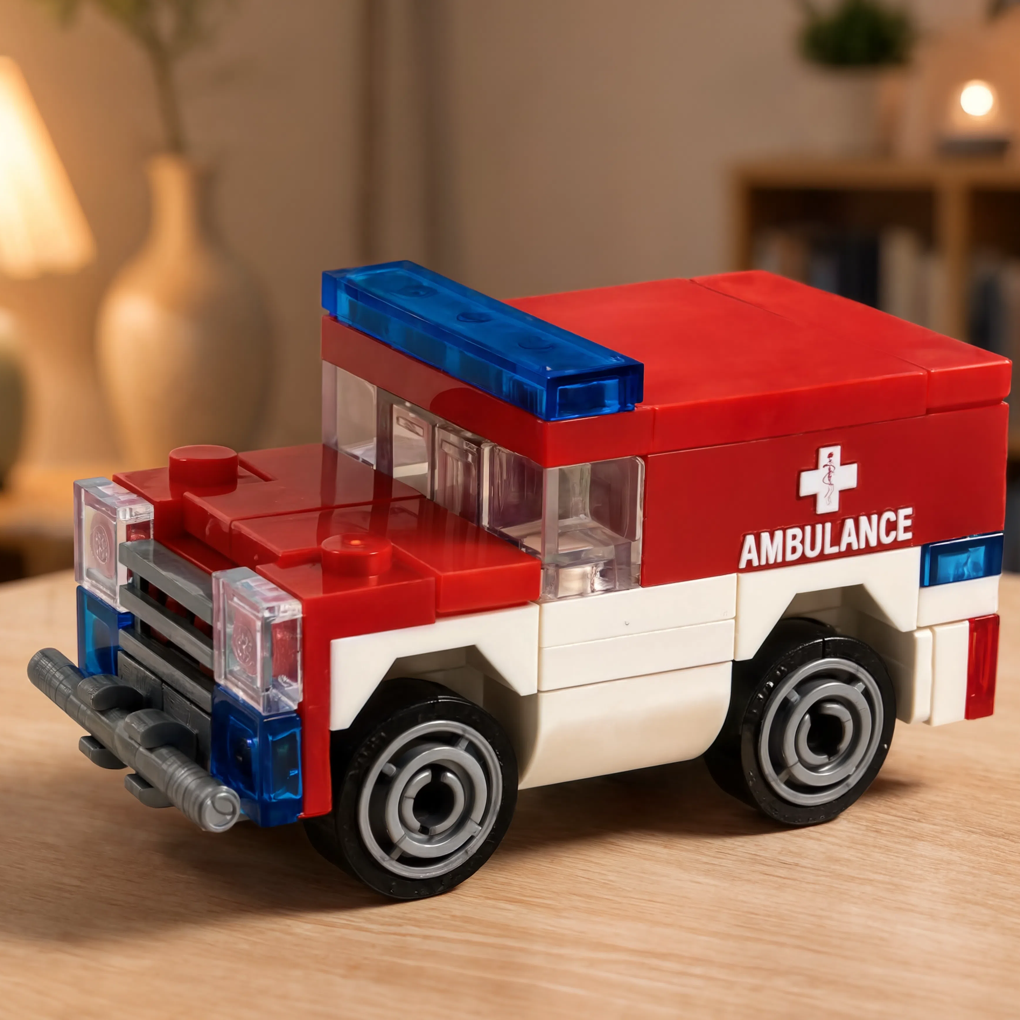 Ambulance Emergency Vehicle Brick Set