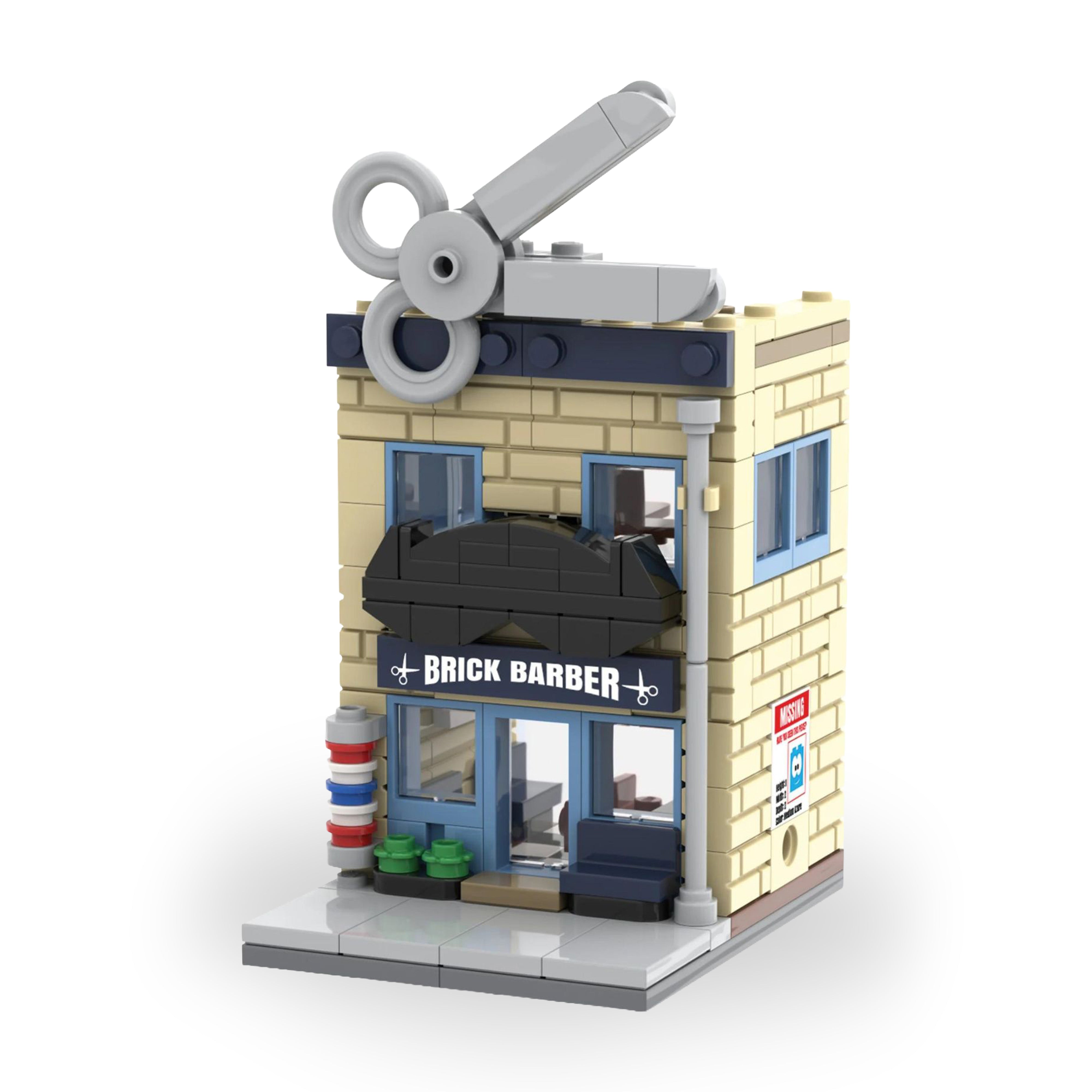 Mini City - Barber Shop Brick Set