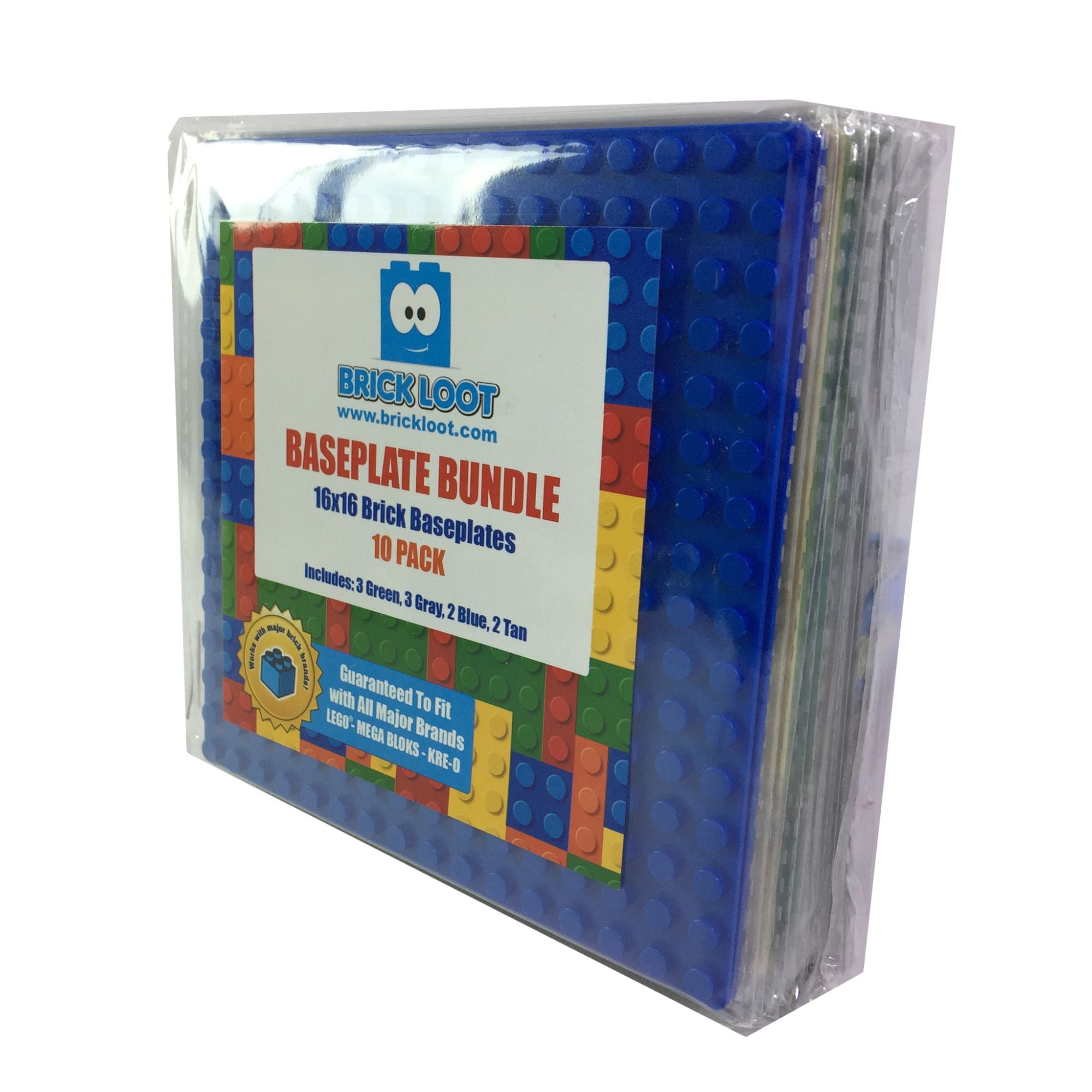 Baseplate Bundle - 10 pack of 16x16 (5x5 Inches)