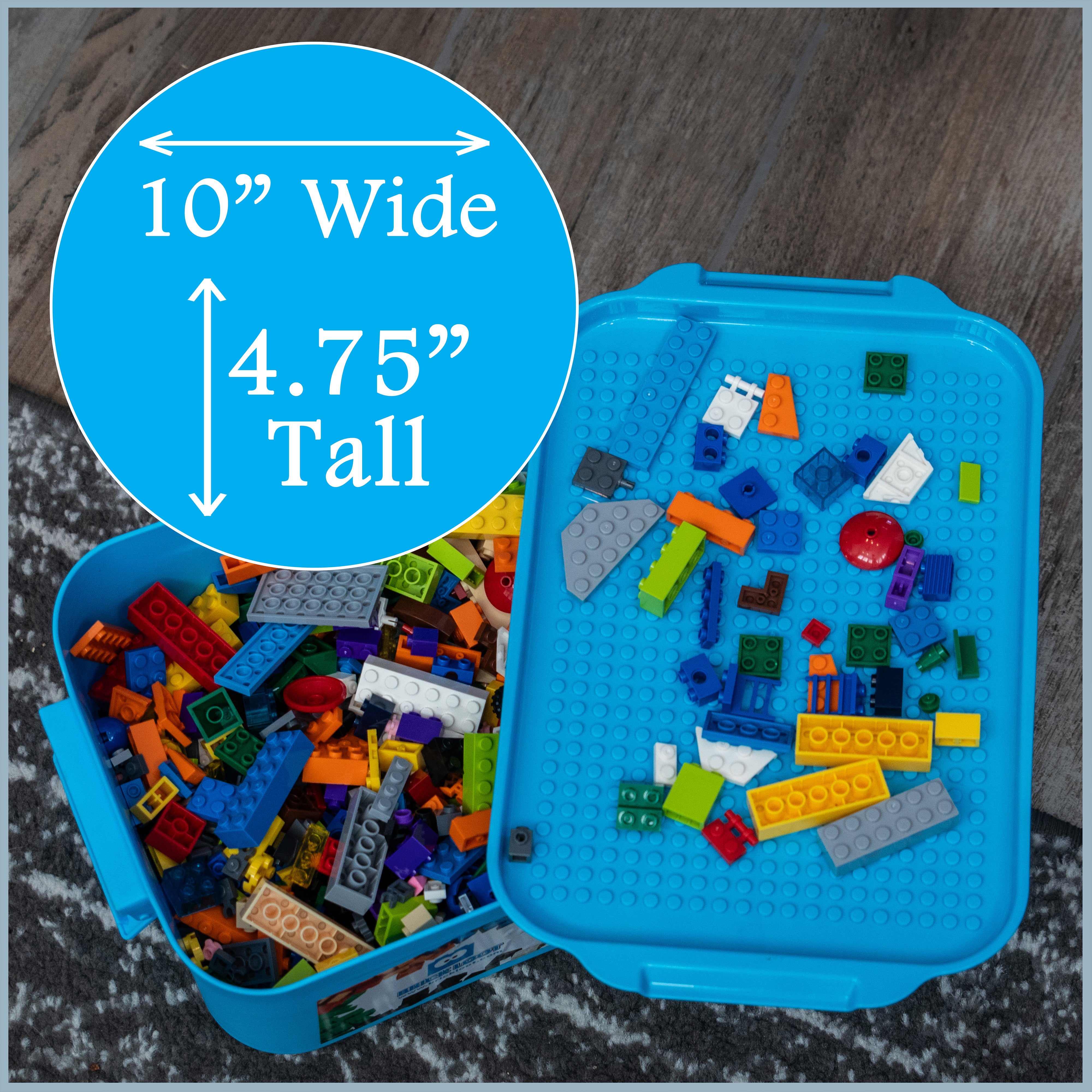 1,000 Bricks with Storage Bin