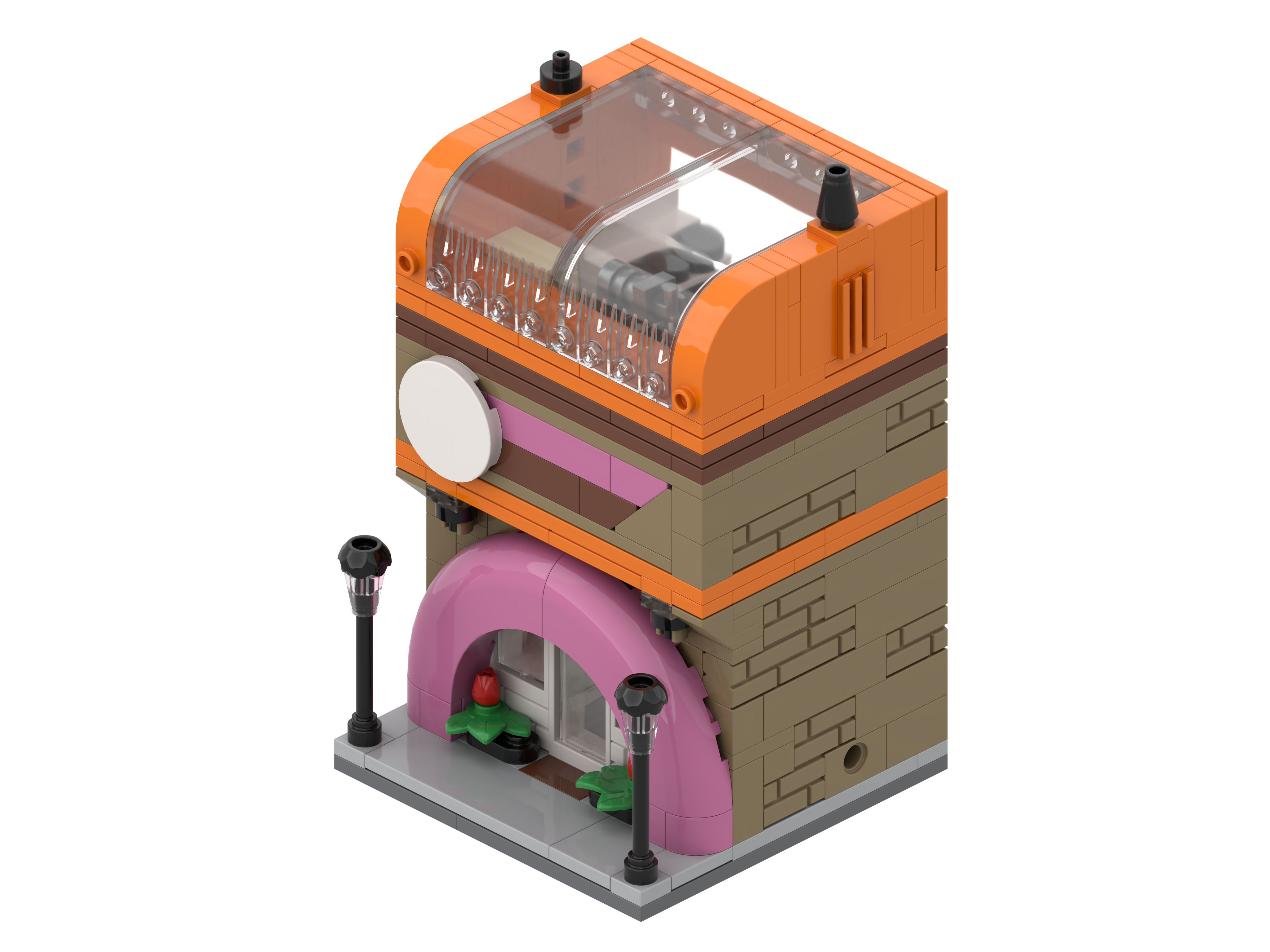 Mini City – Donut Shop Modular Brick Set