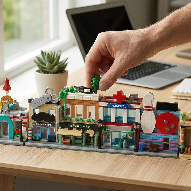Mini City Subscription - A New Modular Building Each Month (first set ships April 2026!)