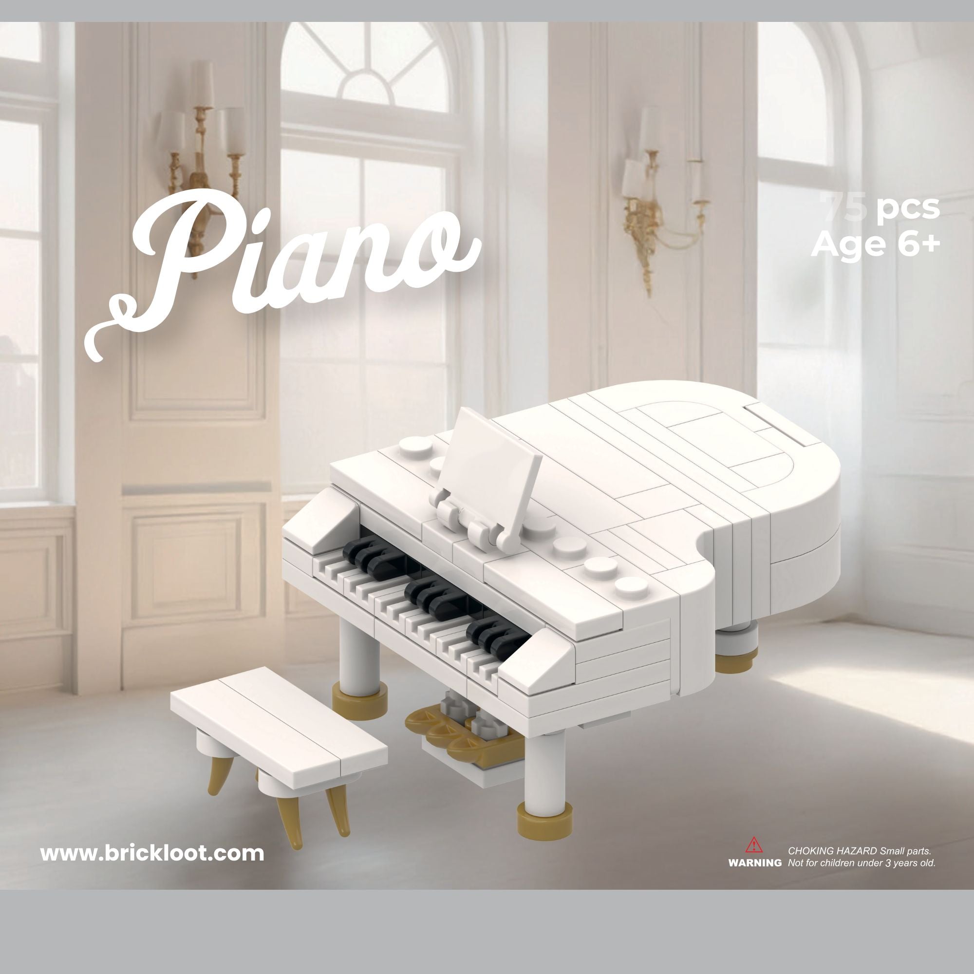 Grand Piano Brick Set