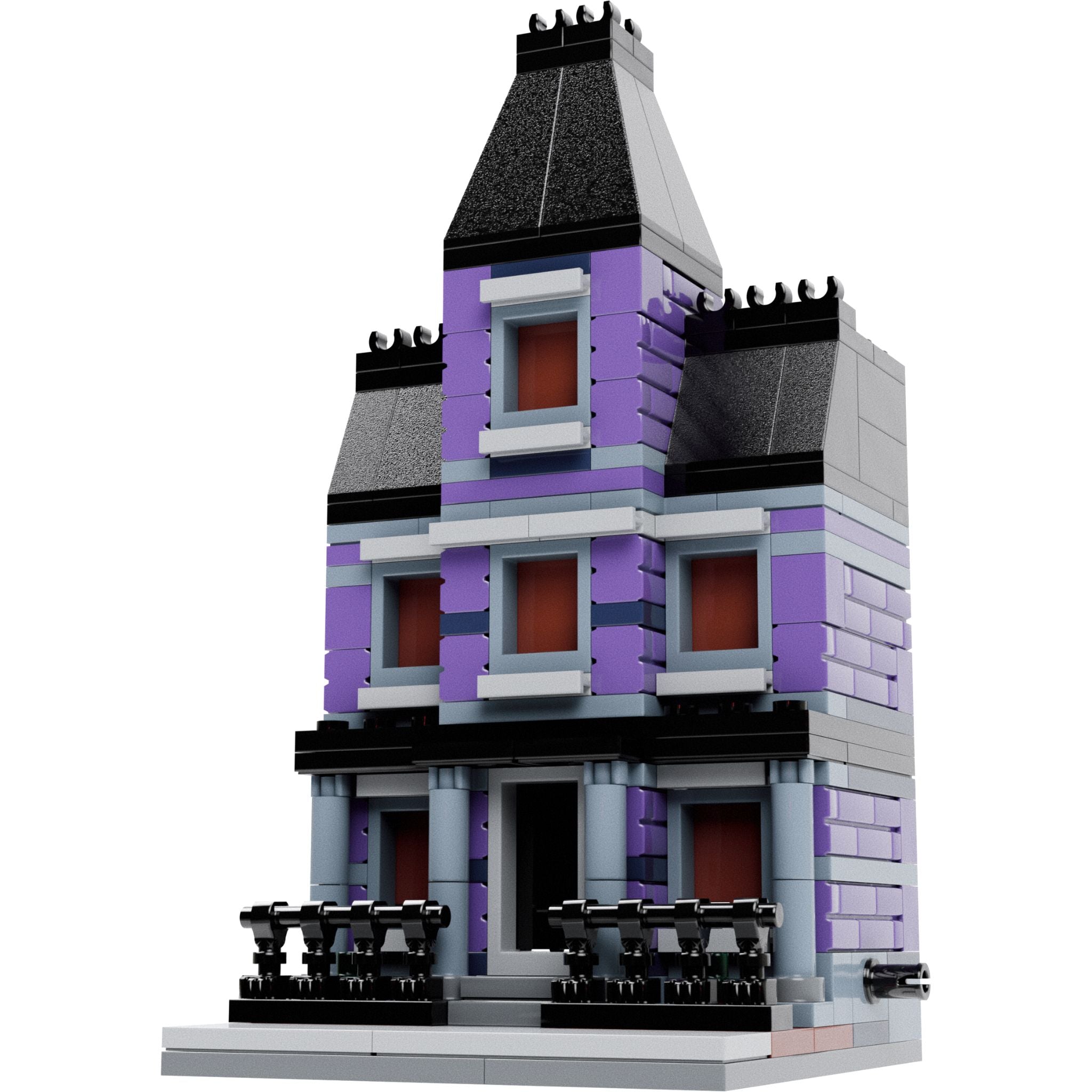 Haunted House Mini City – Spooky Buildable Halloween Mansion