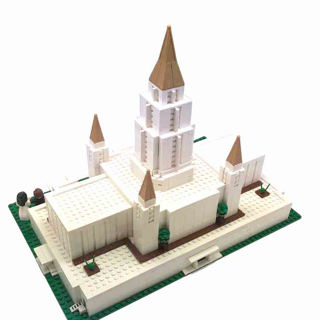 Oakland Temple Toy Brick Building Set