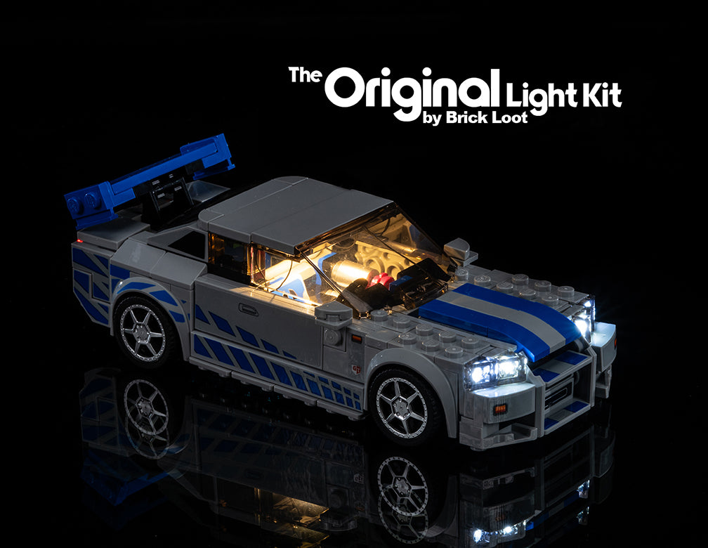2 Fast 2 Furious Nissan Skyline GT-R (R34) Lego 76917 Stand (Set not I –  MHK Made