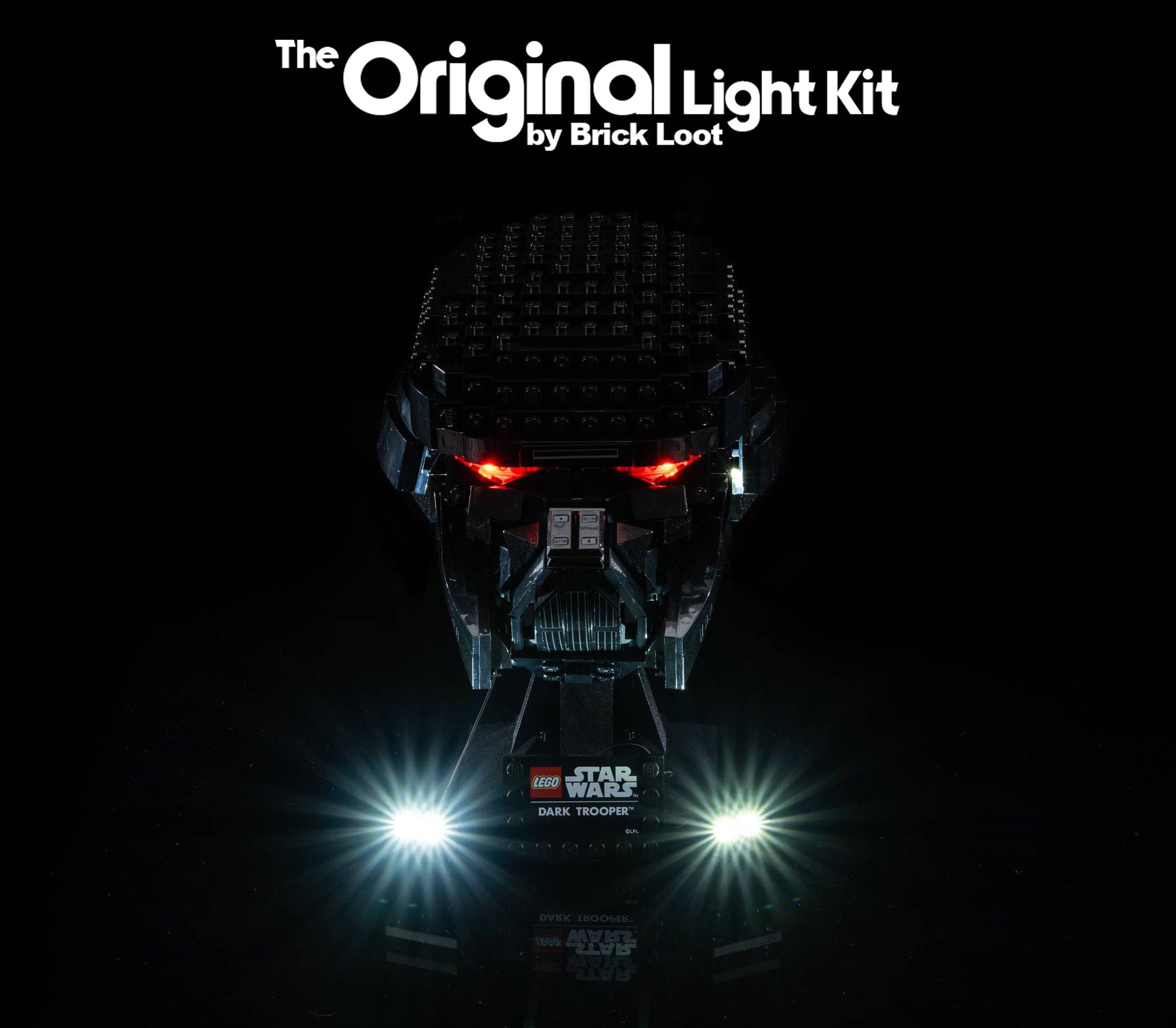 LED Lighting Kit for LEGO® Star Wars Dark Trooper™ Helmet (75343)