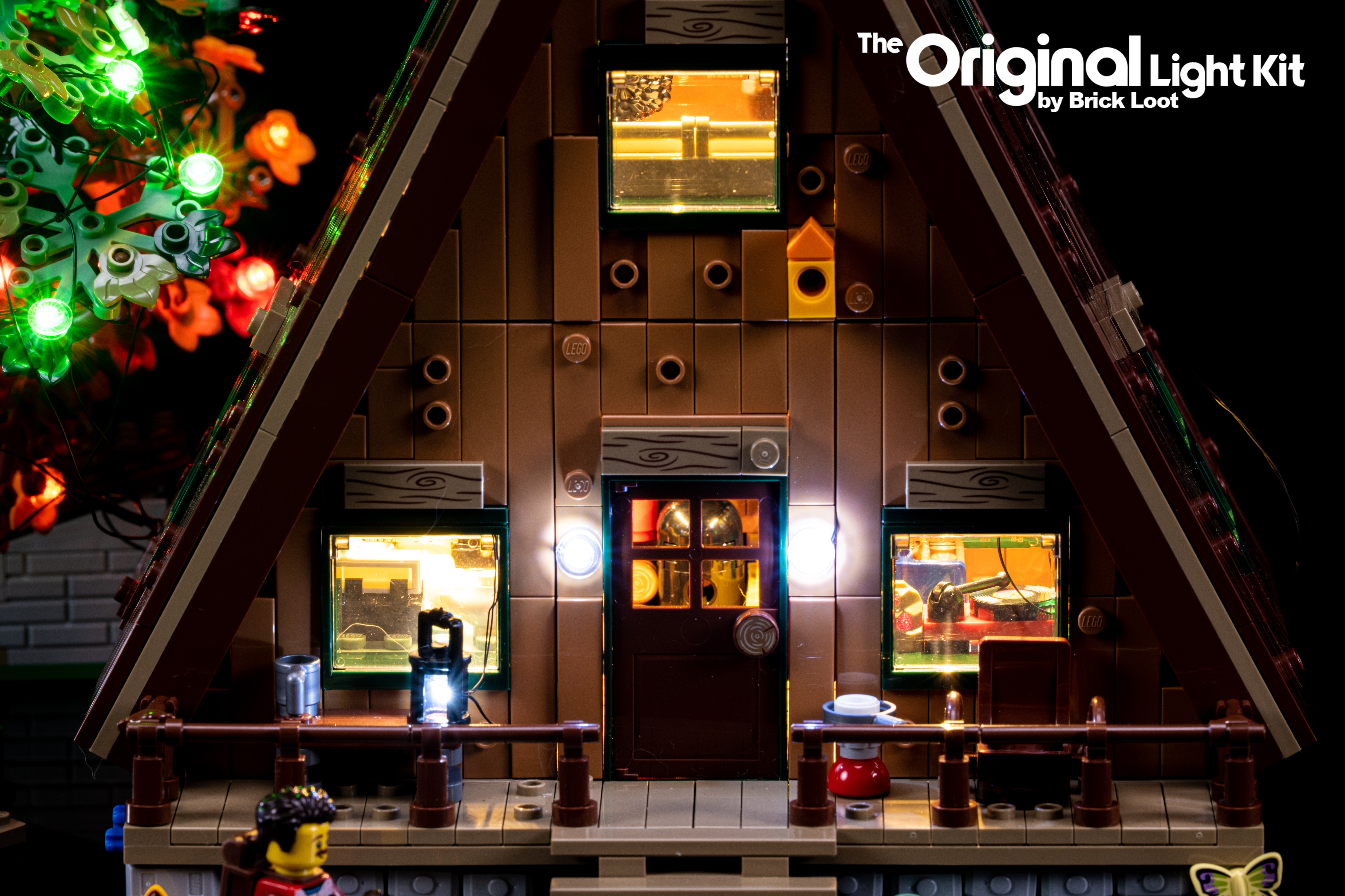 LED Lighting Kit for LEGO A-Frame Cabin (21338)