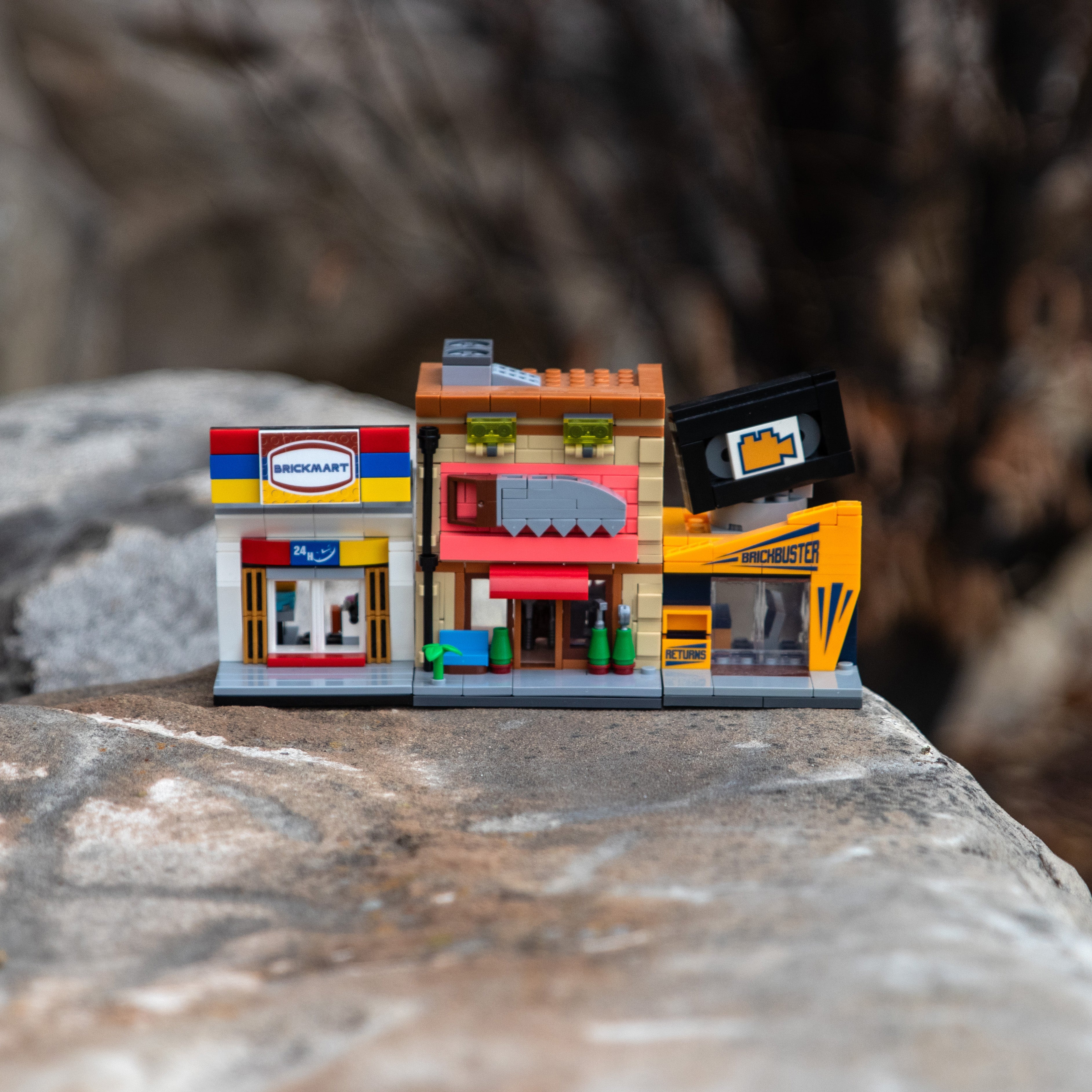 Mini City - Video Rental Store Brick Set