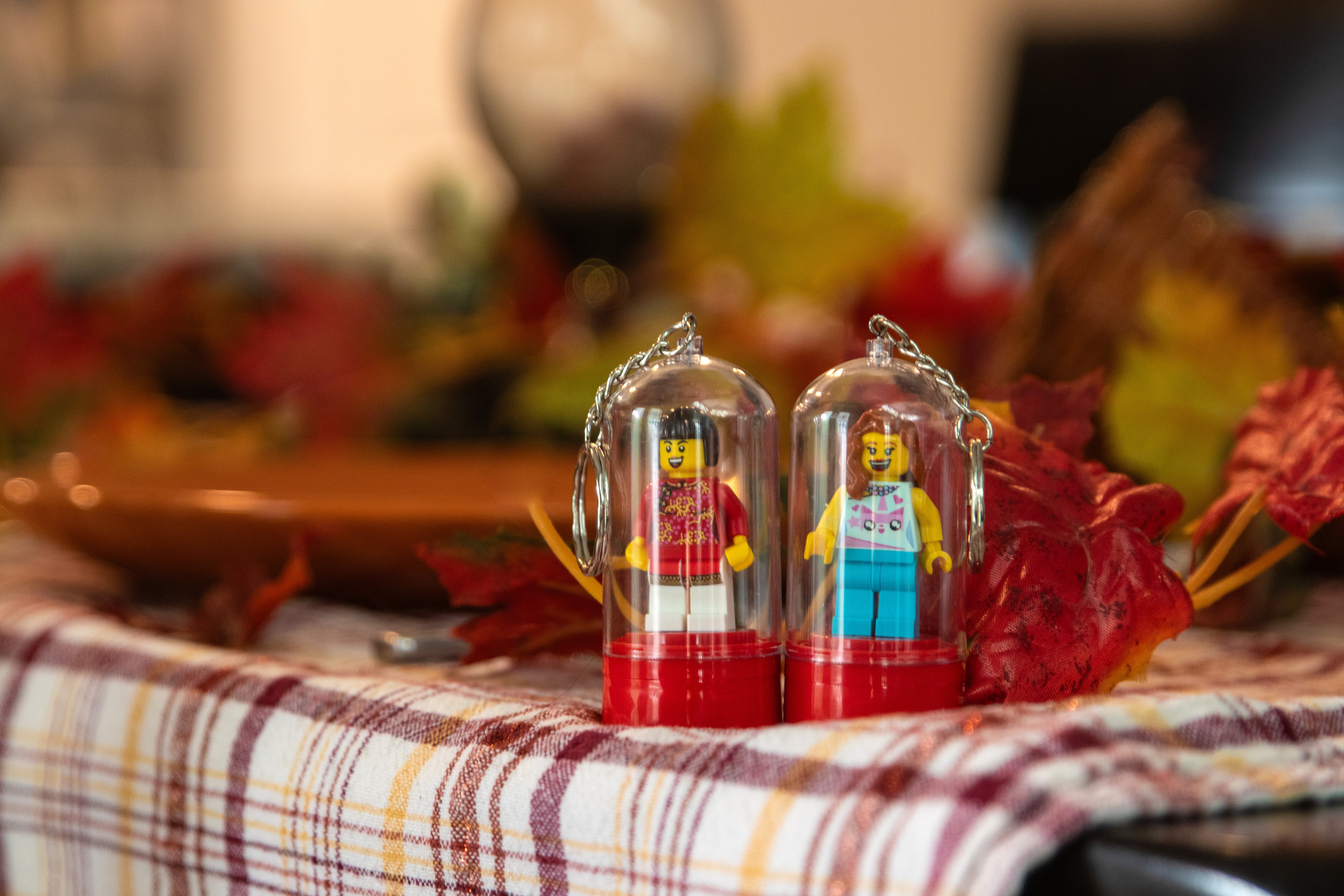 Minifigure Christmas Tree Ornaments – 5 or 10 Pack Holiday Decor