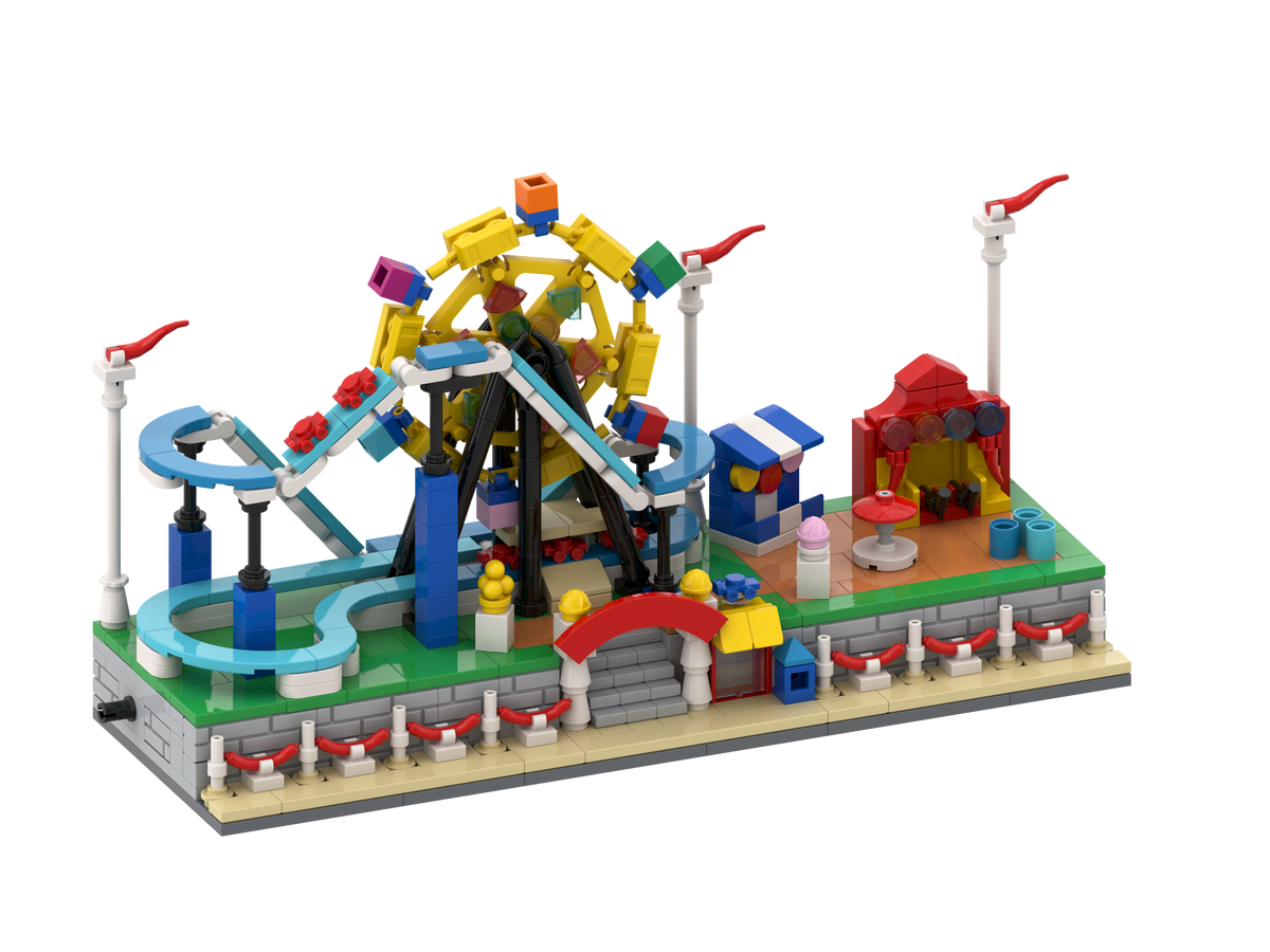 Mini City - Amusement Park Brick Set