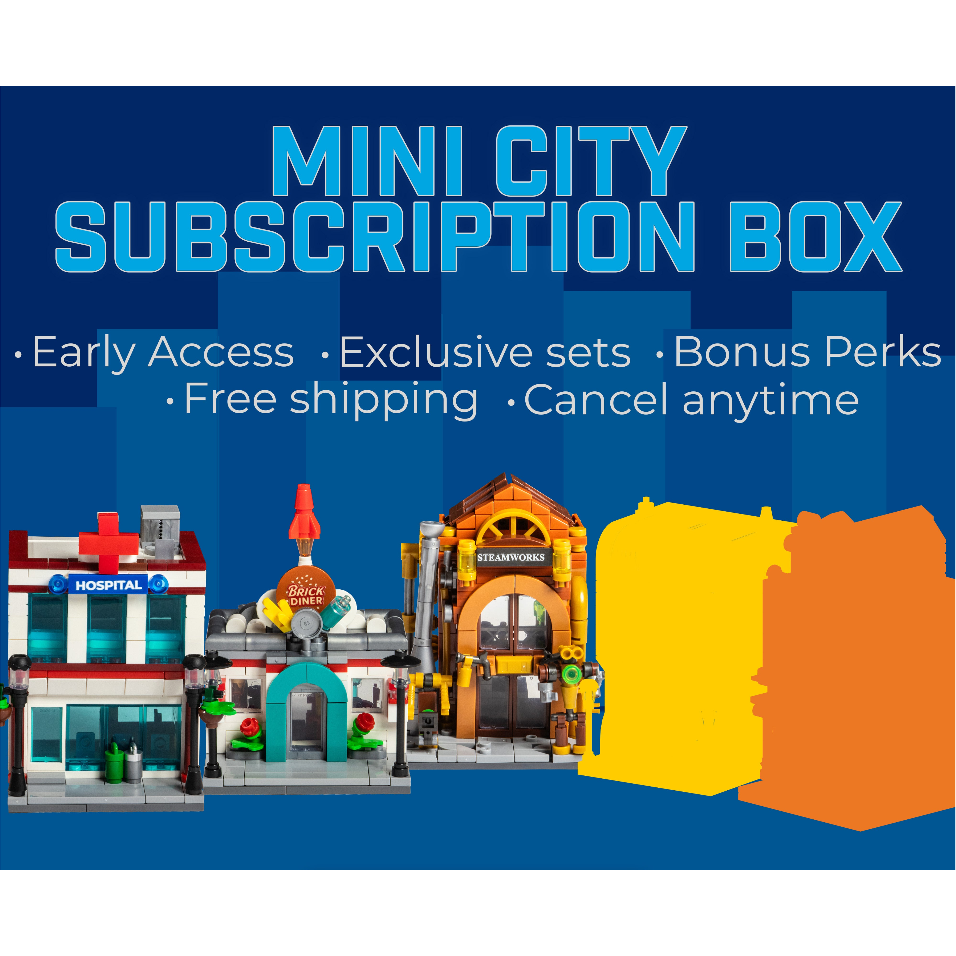 Mini City Subscription - A New Modular Building Each Month