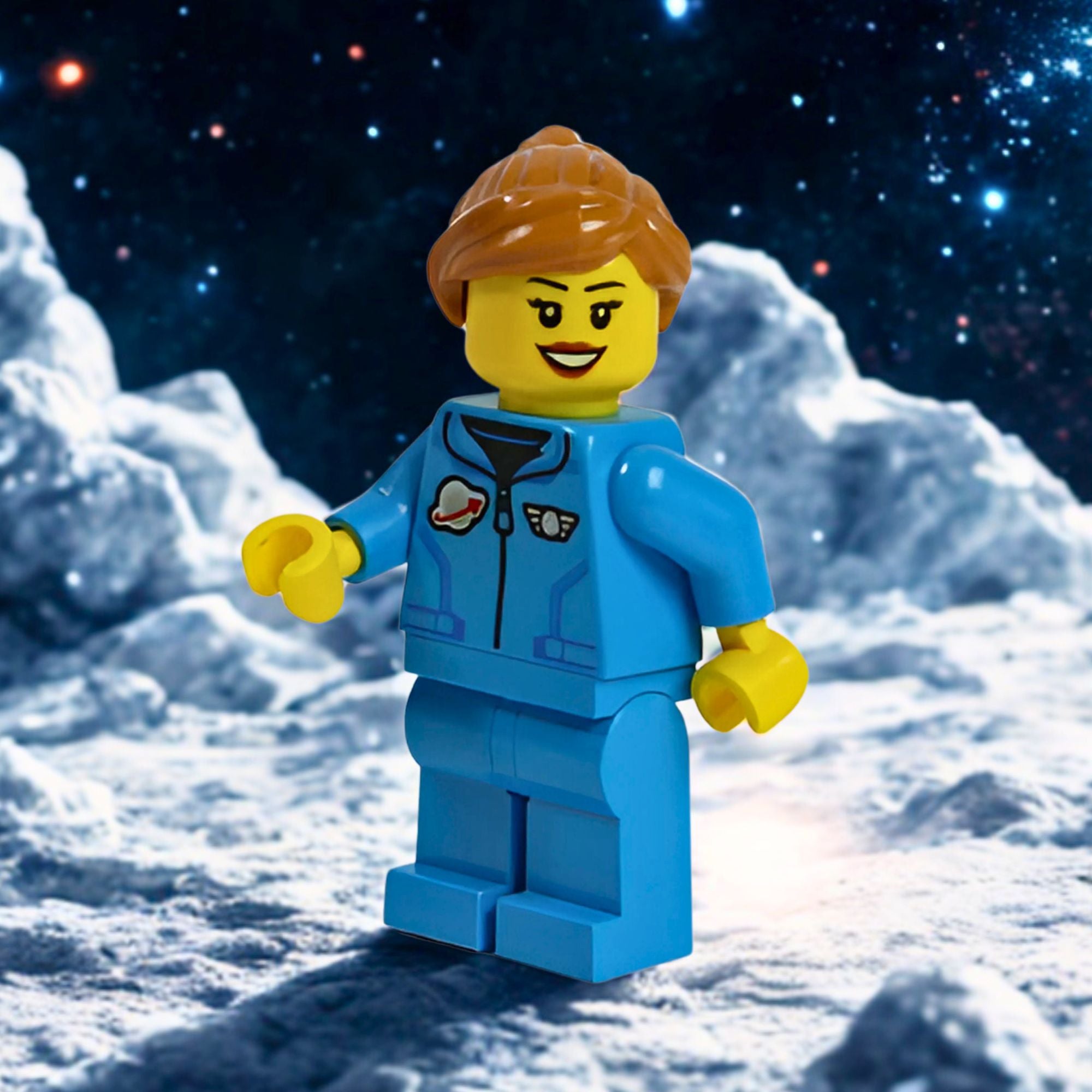 Captain Stella Nova – Custom Built 100% LEGO Minifigure