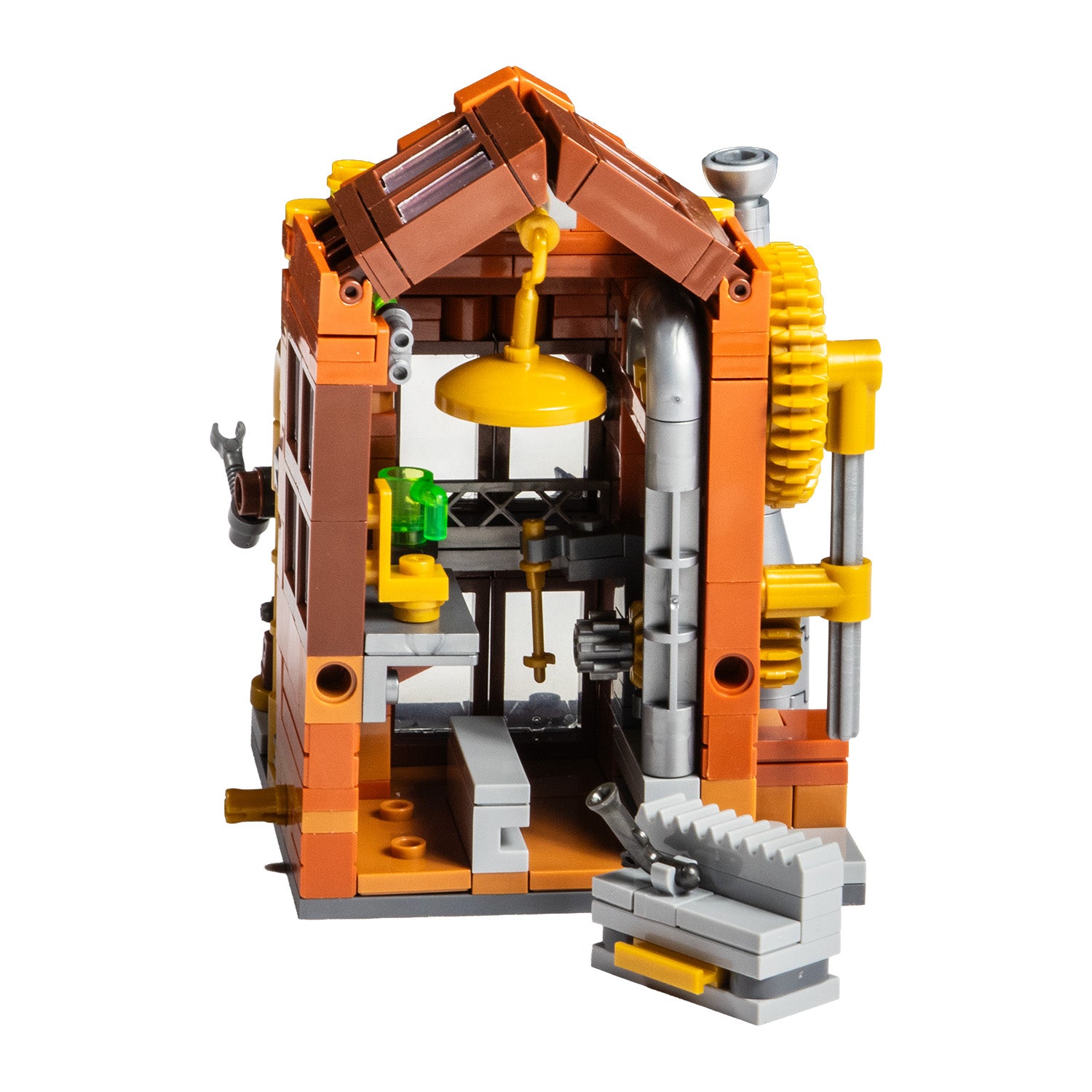 Mini City Steampunk Building – Modular Brick Set