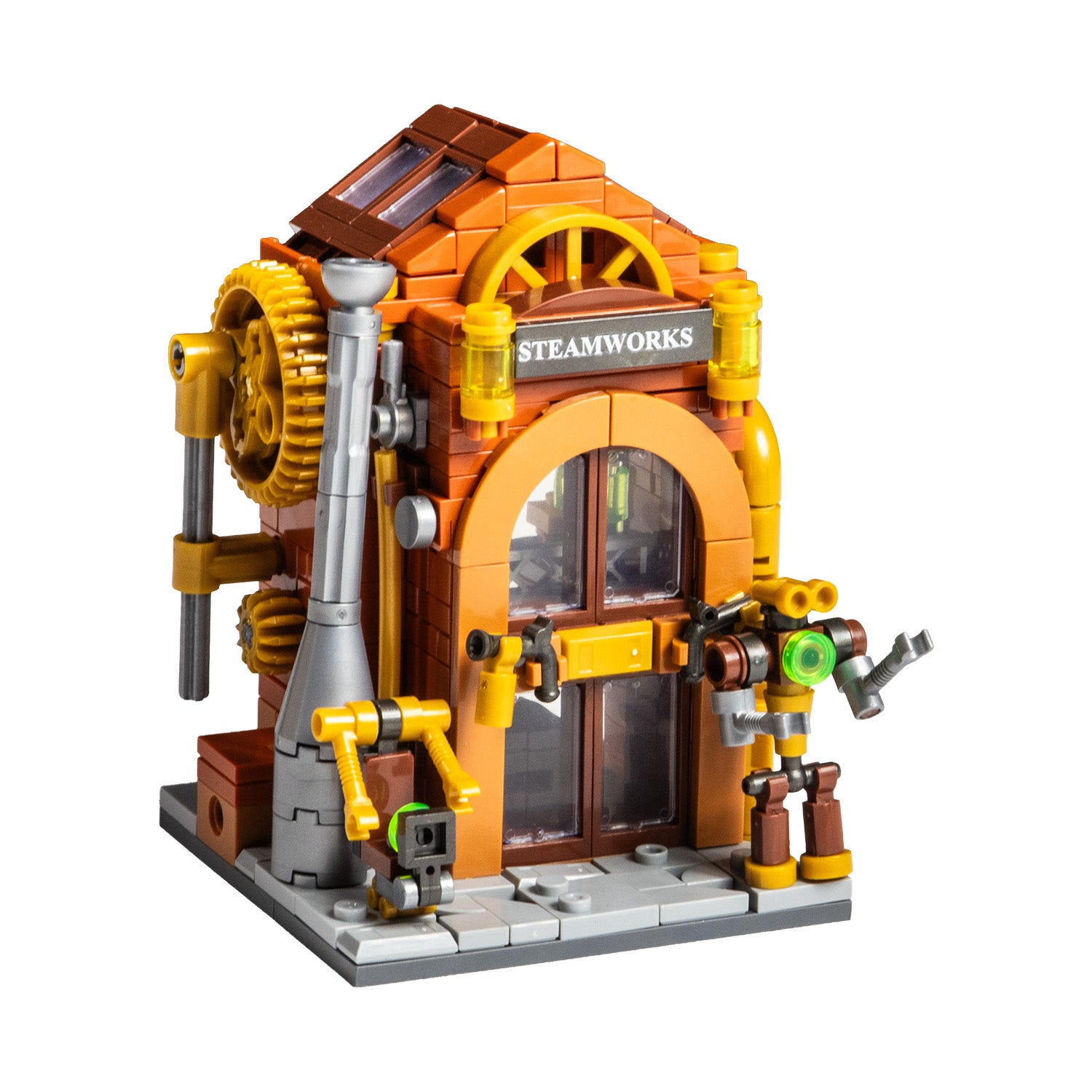 Mini City – Steampunk Building Modular Brick Set
