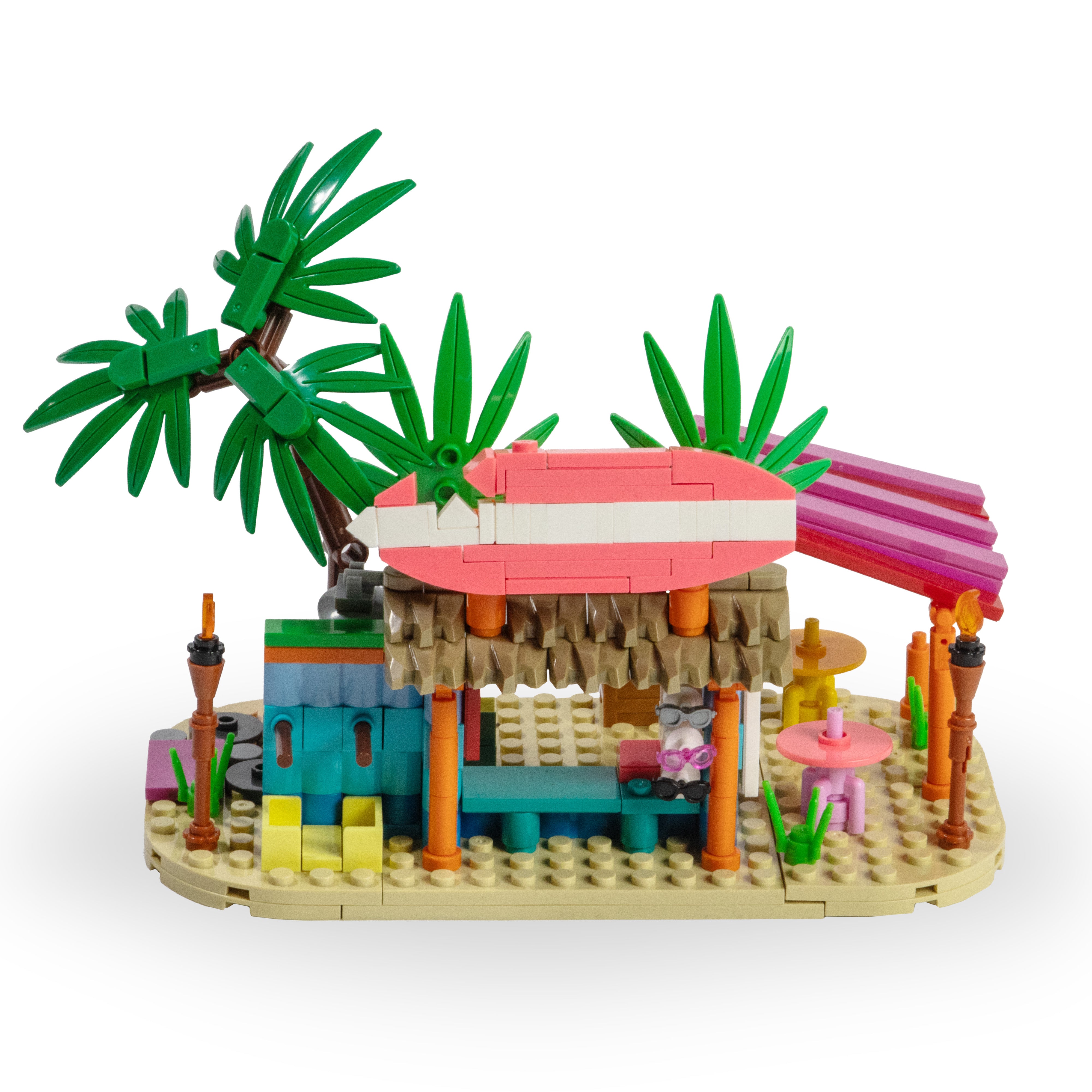 Surf's Up Surf Shop Brick Set