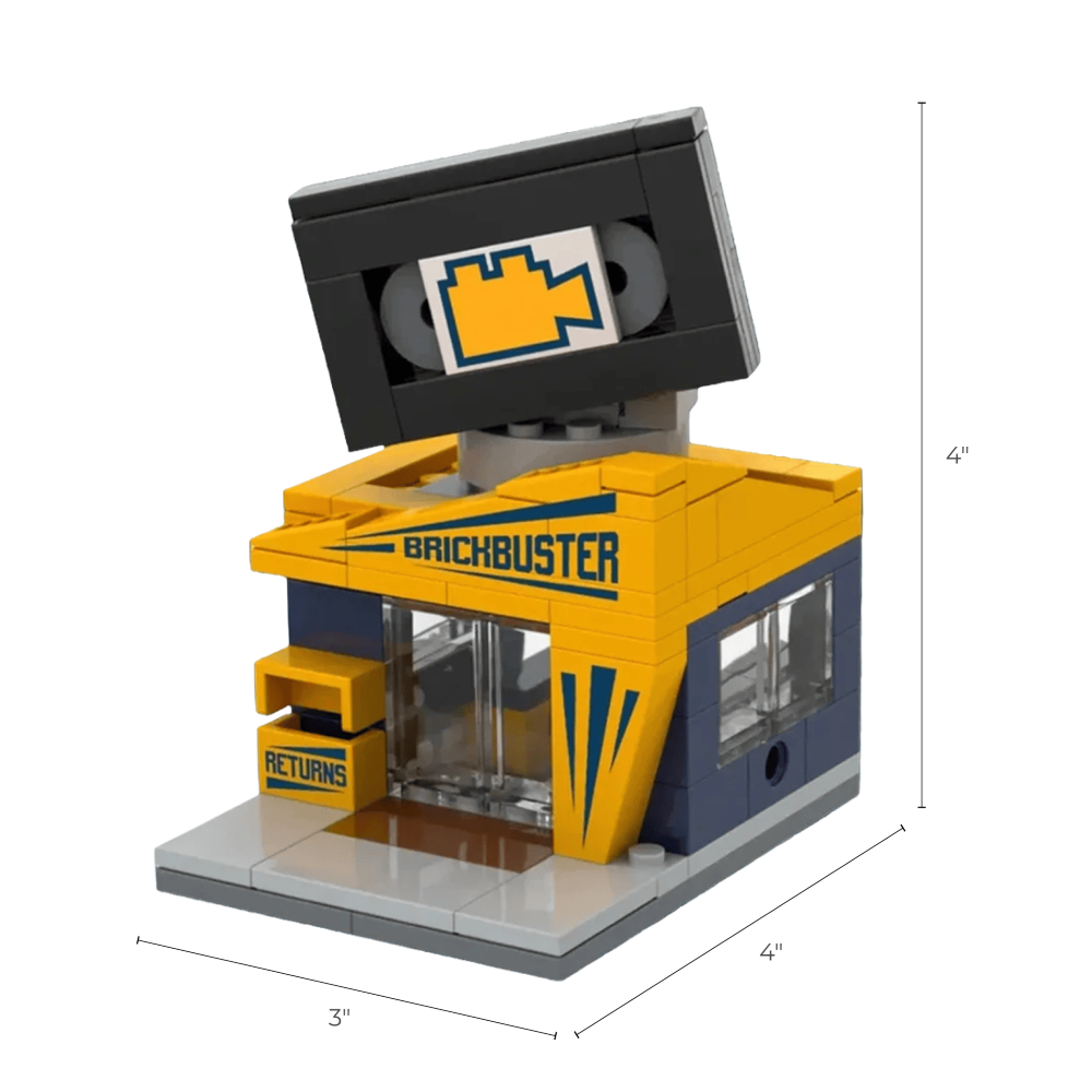 Mini City - Video Rental Store Brick Set