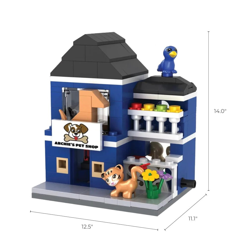 Mini City - Archie's Pet Shop Brick Set