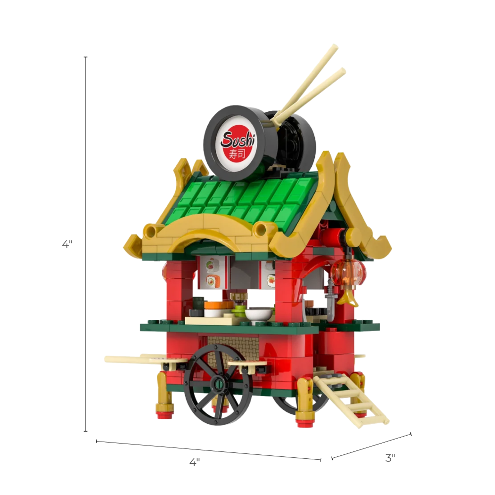 Sushi Cart Brick Set