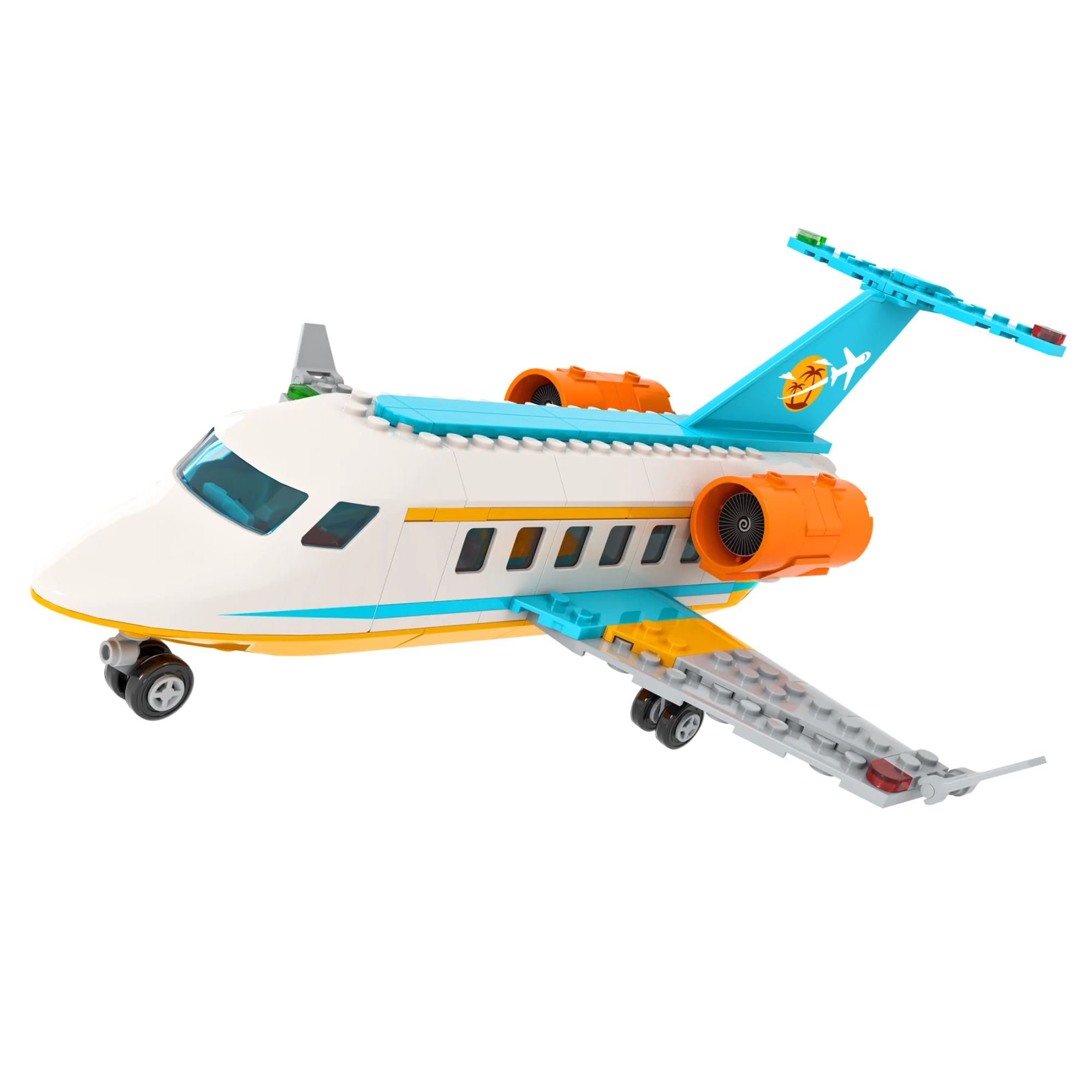 Vacation Airlines Airplane Brick Set Brick Loot
