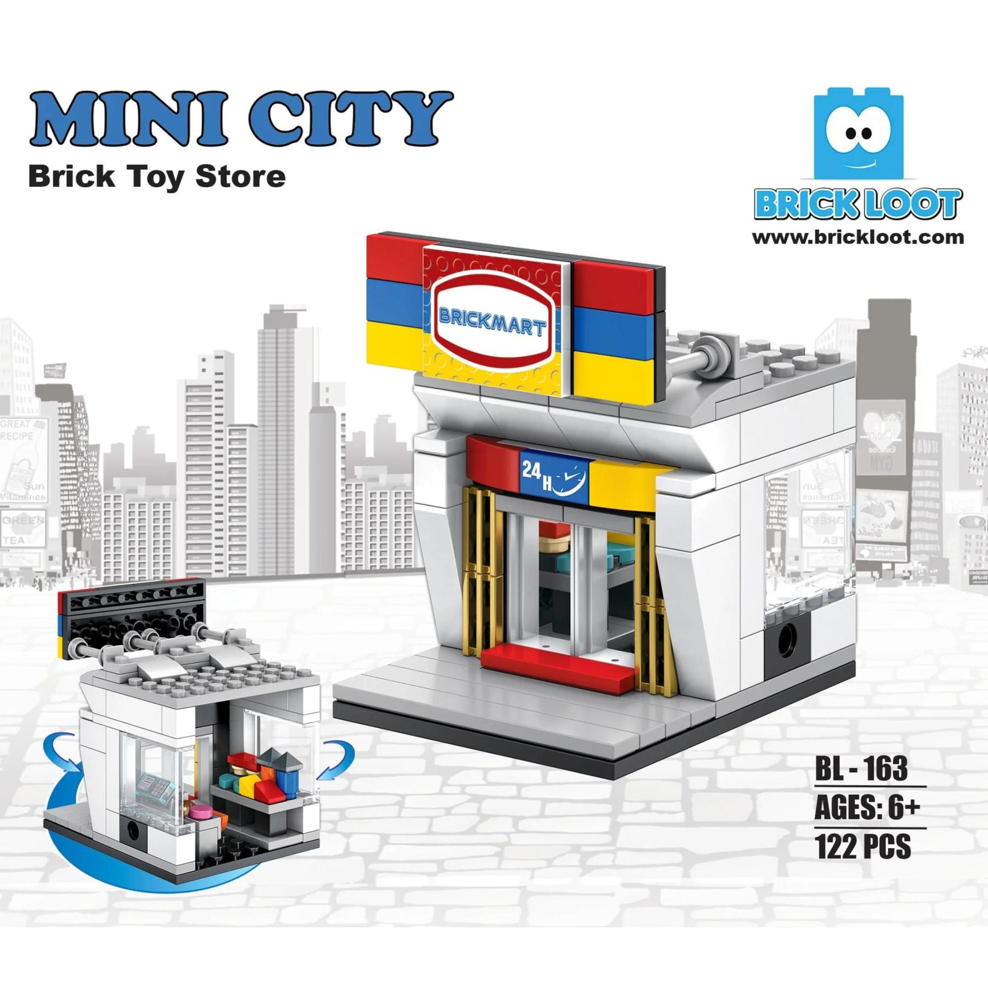 Mini City - Brickmart Convenience Store Brick Set