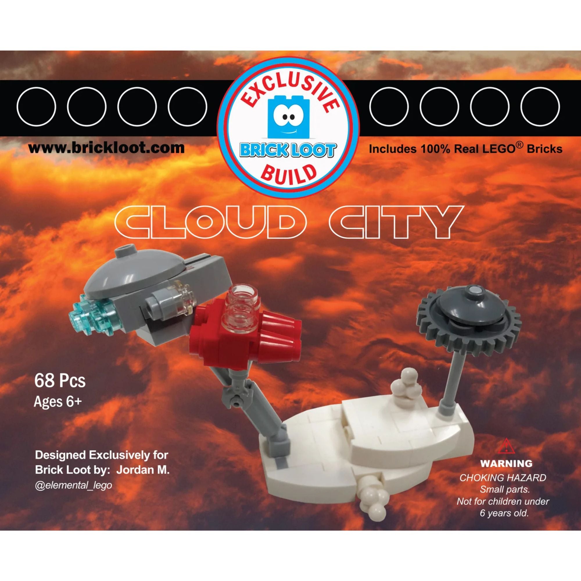 Exclusive Brick Loot Build Cloud City – 100% LEGO® Bricks