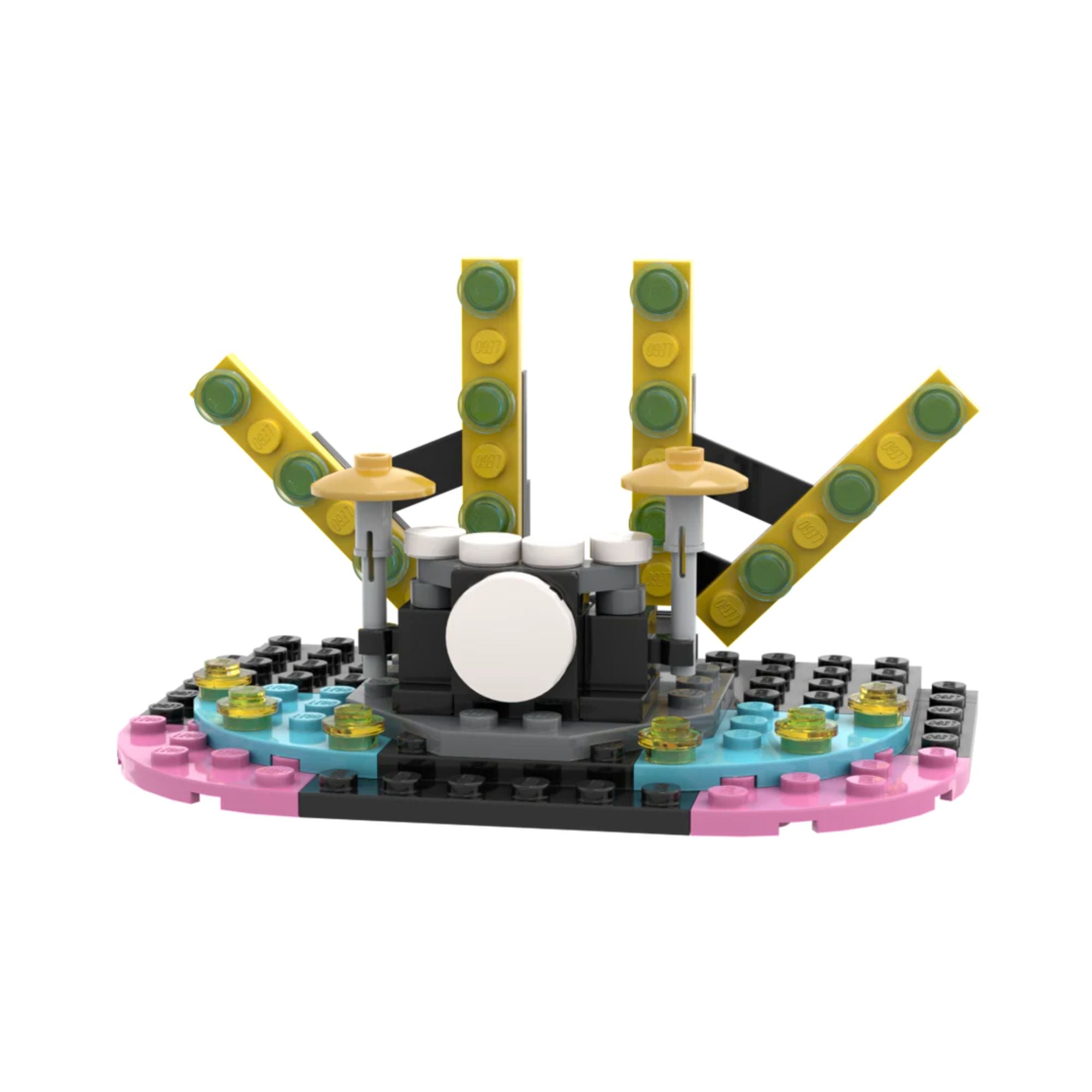 Exclusive Brick Loot Build Music Stage – 100% LEGO® Bricks