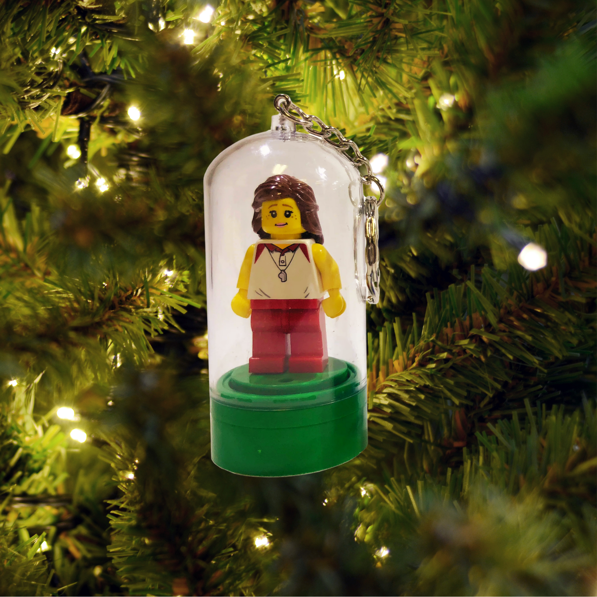 Key Chain Display Case for your LEGO Minifigure