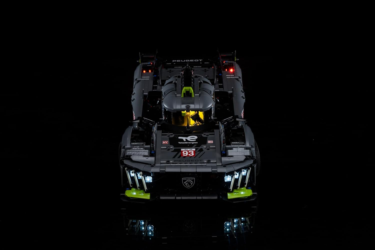 LED Lighting Kit for LEGO® Peugeot 9x8H Le Mans Hybrid Hypercar 42156