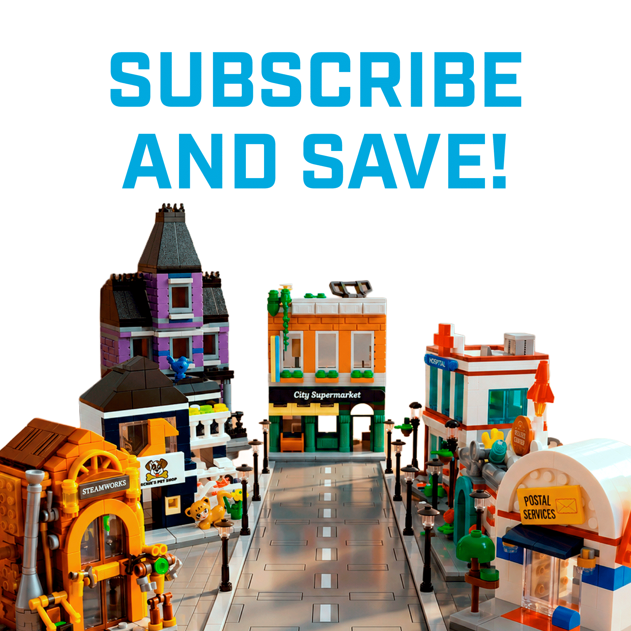 Mini City Subscription - A New Modular Building Each Month