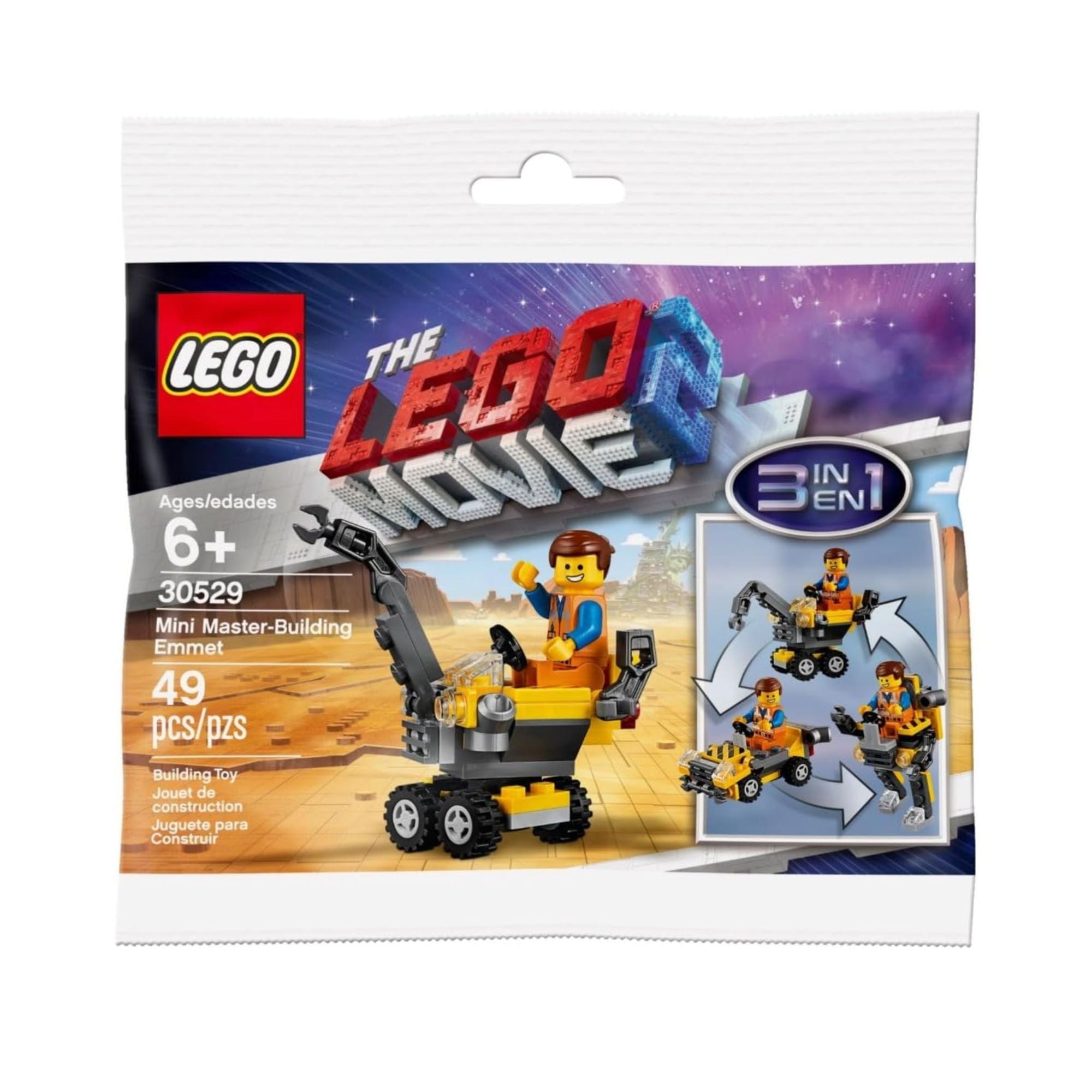 The LEGO Movie Mini Master-Building Emmet Set 30529 3-in-1 Polybag