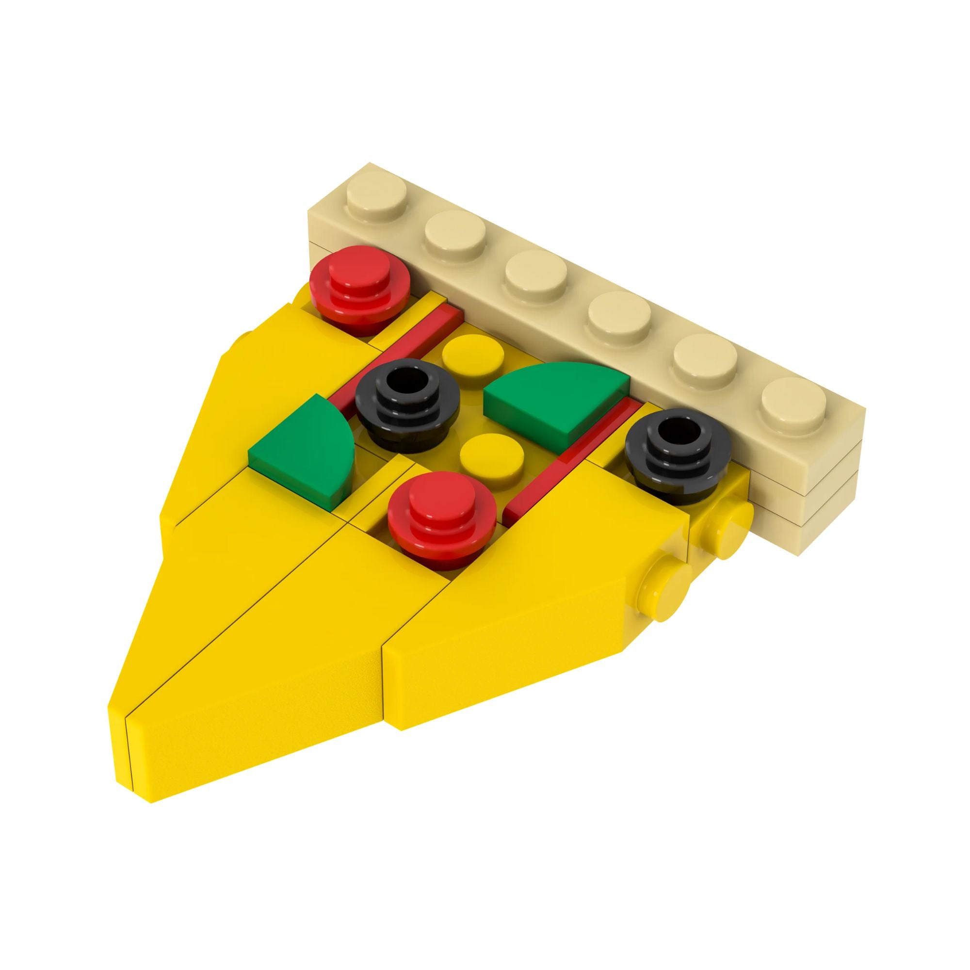 Exclusive Brick Loot Build Pizza Slice – 100% LEGO® Bricks