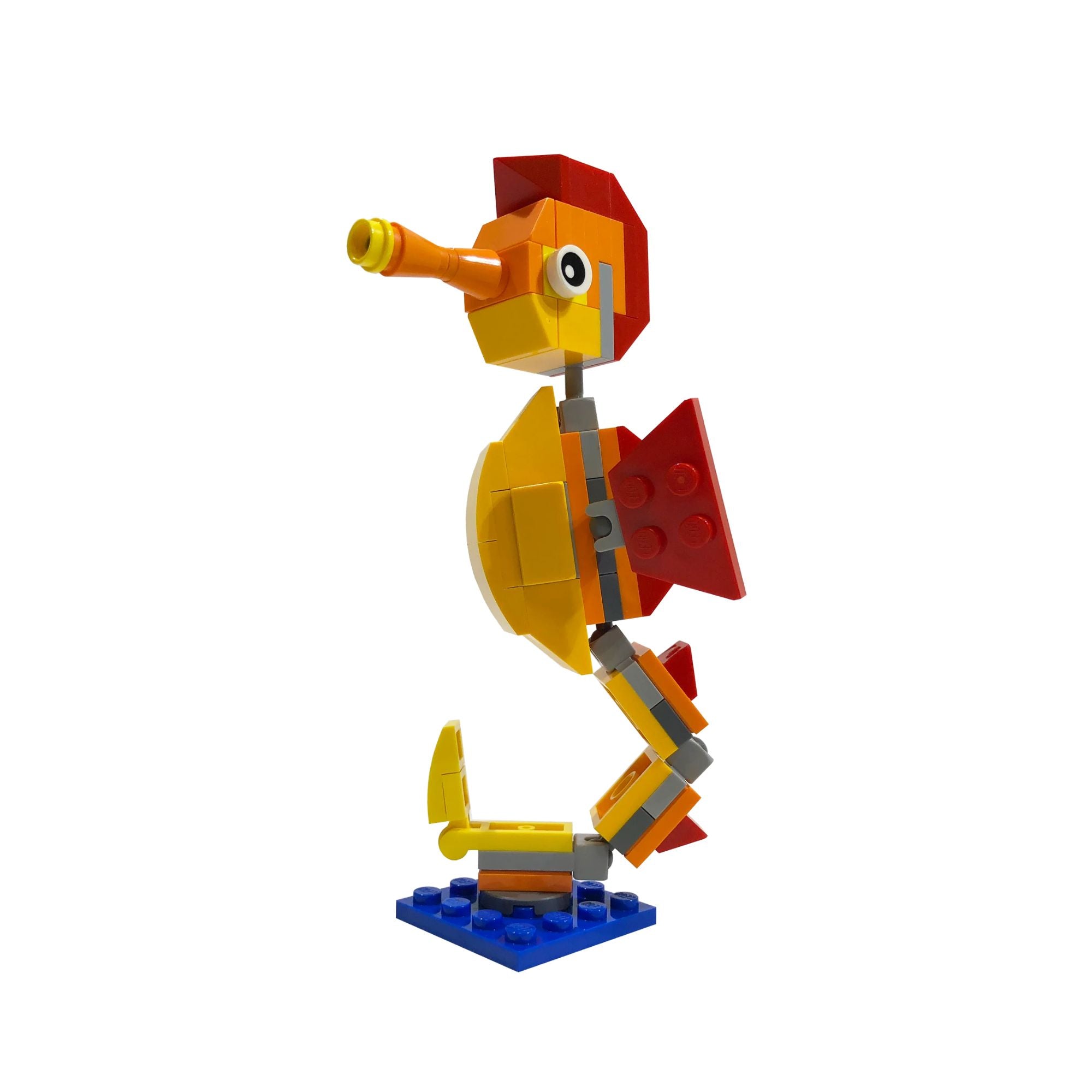 Exclusive Brick Loot Build Seahorse – 100% LEGO® Bricks