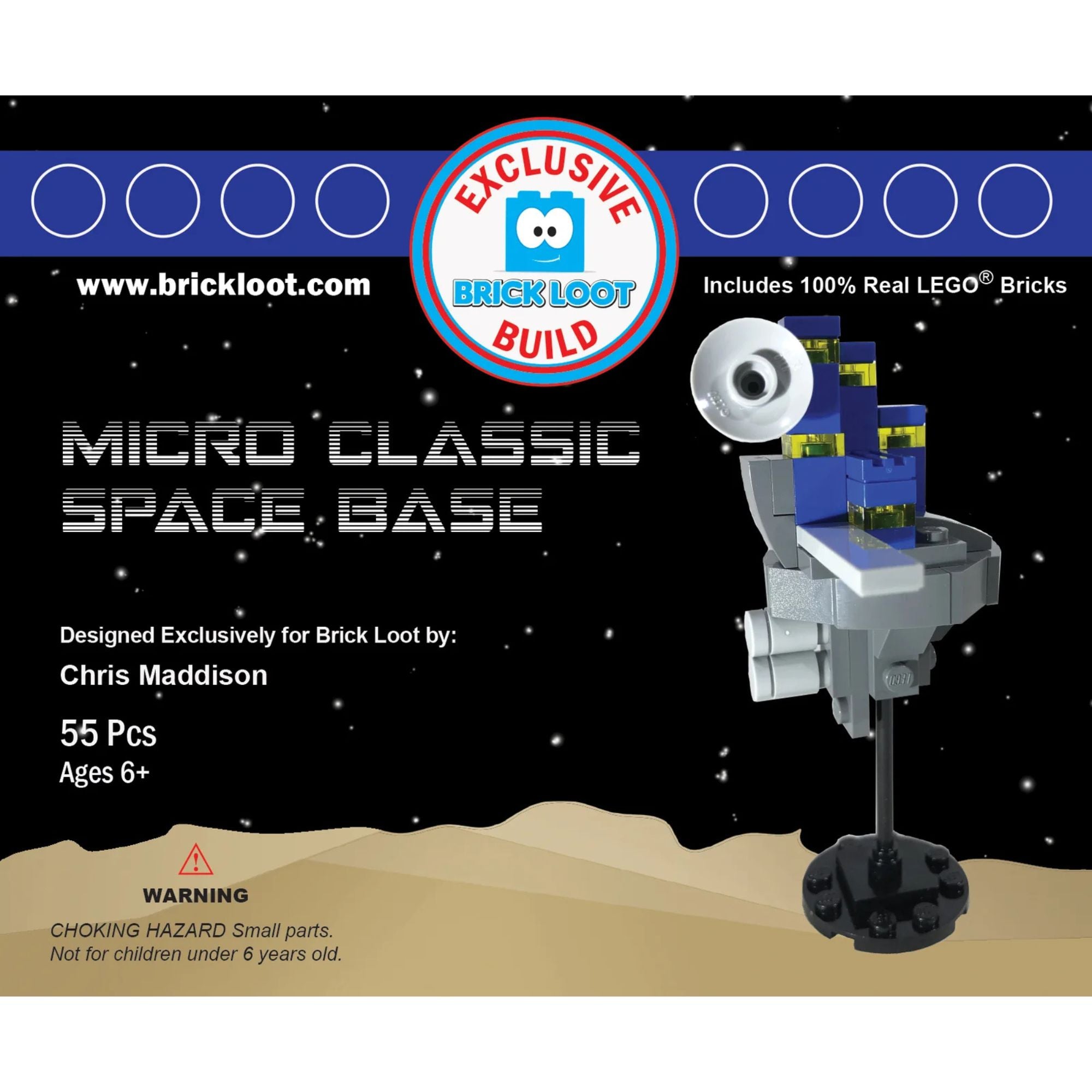 Exclusive Brick Loot Build Micro Classic Space 100% LEGO® - Main Image
