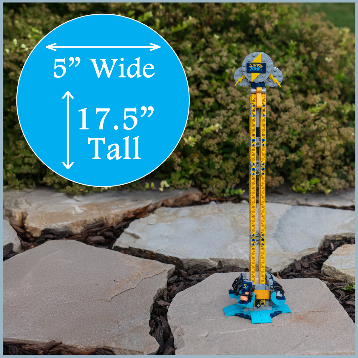 Strike Zone Drop Tower Amusement Ride Brick Set