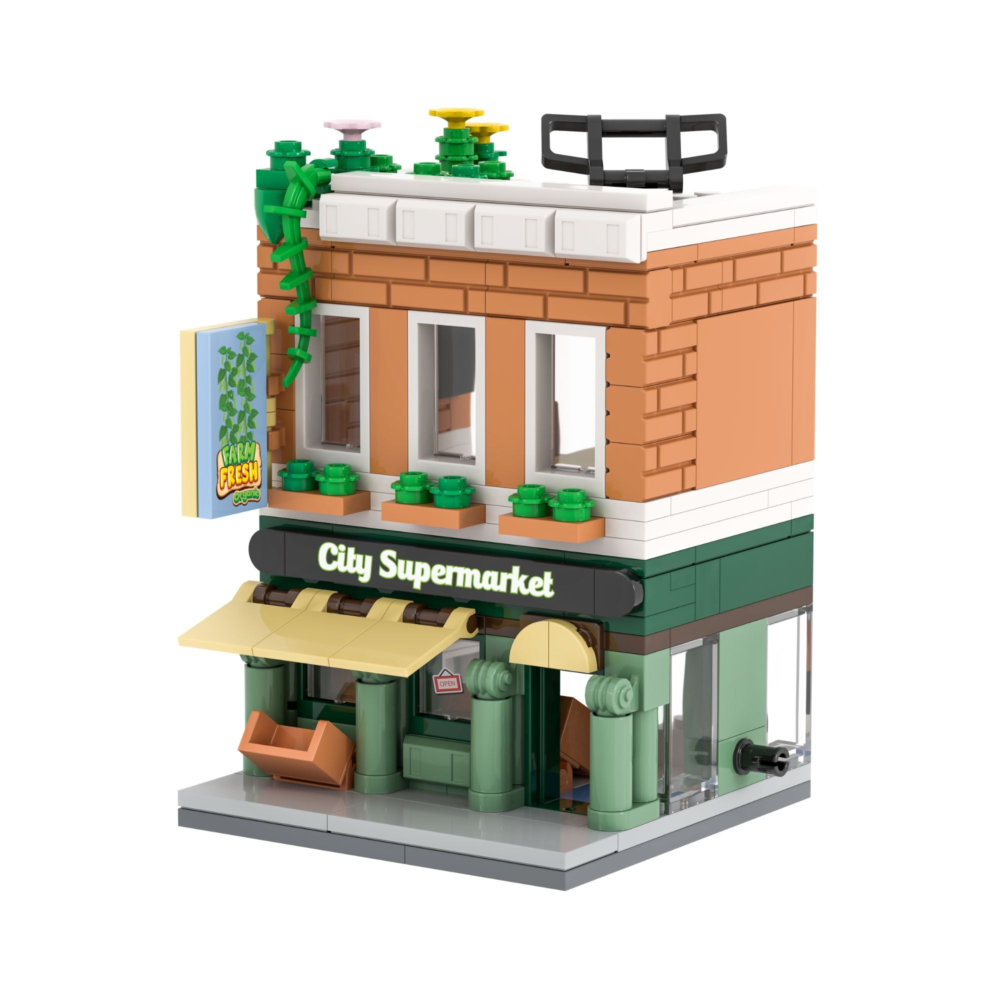 Mini City Grocery Store Brick Loot - Main Image
