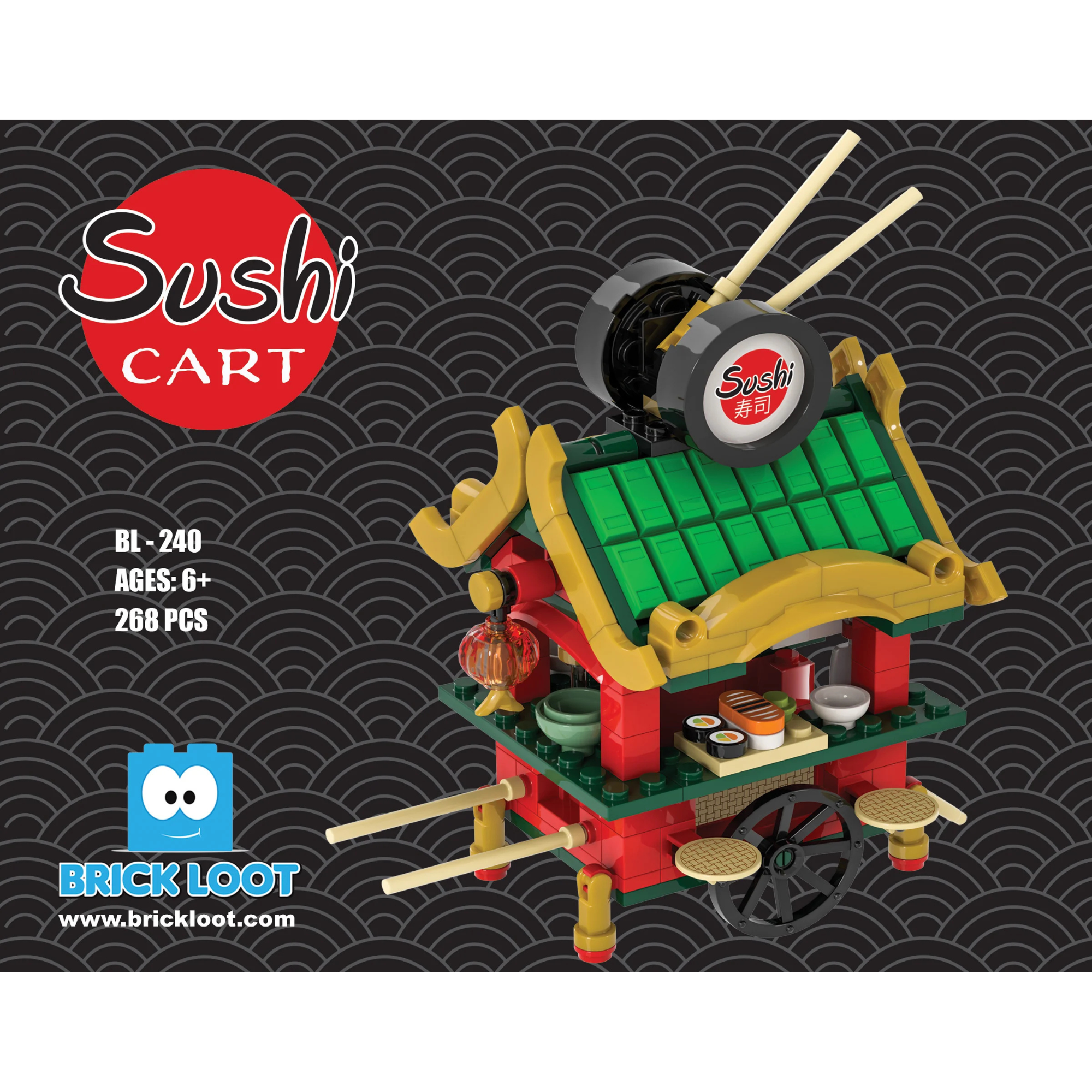 Sushi Cart Brick Set