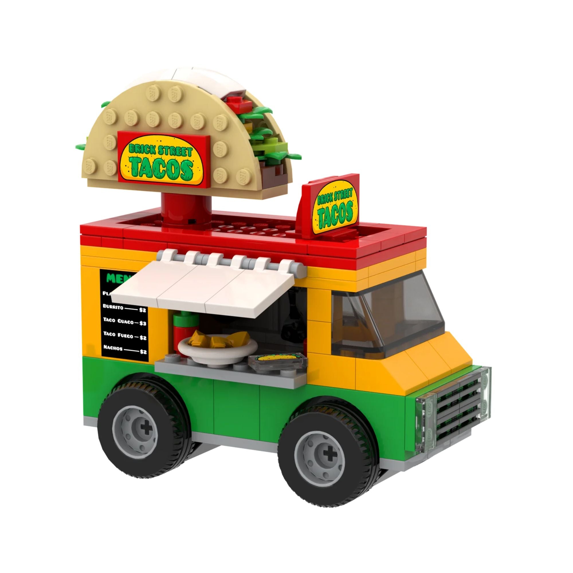 Brick Street Taco Truck Brick Set Brick Loot
