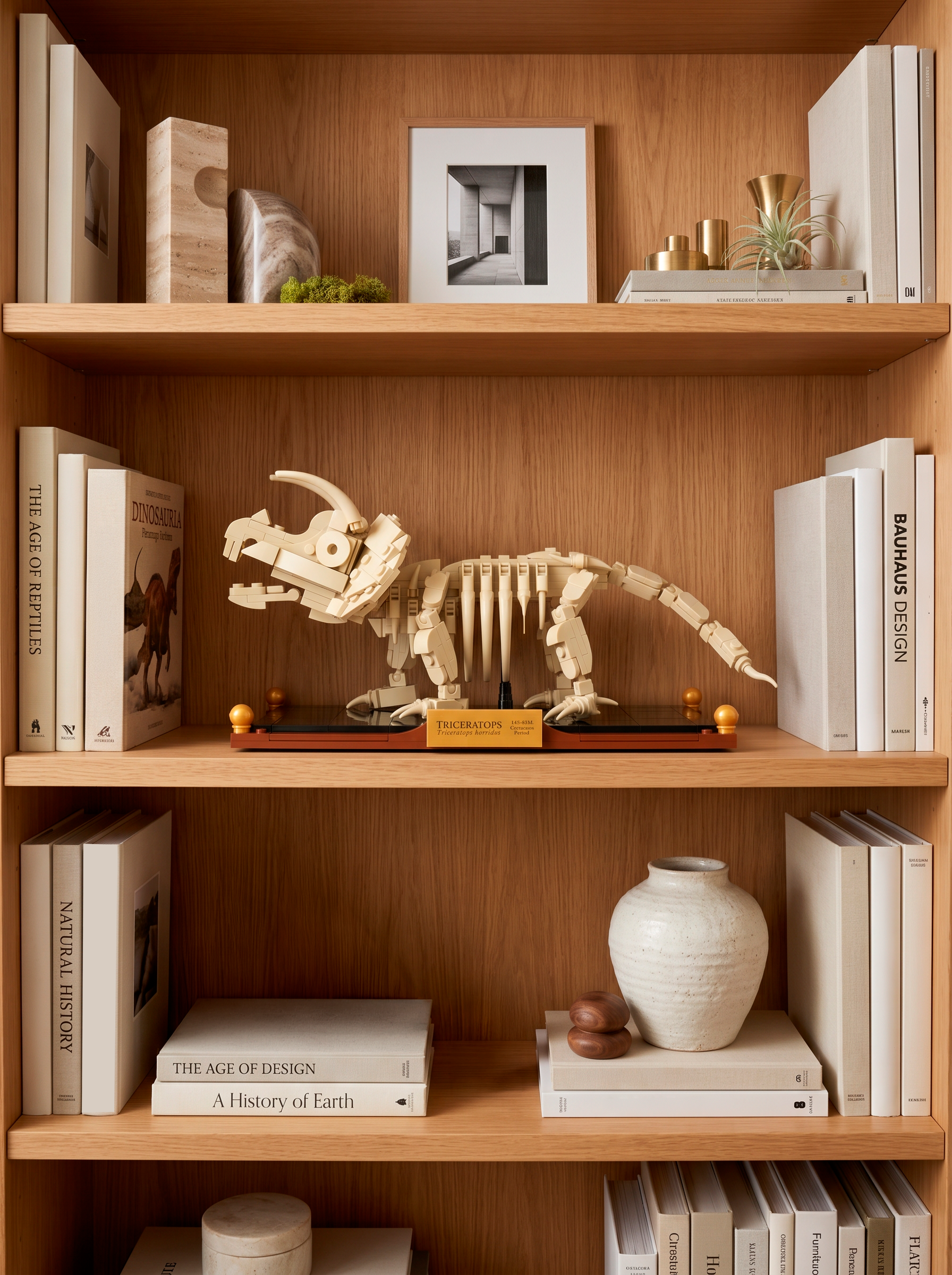 Triceratops Dinosaur Fossil Brick Set – 340 Pieces