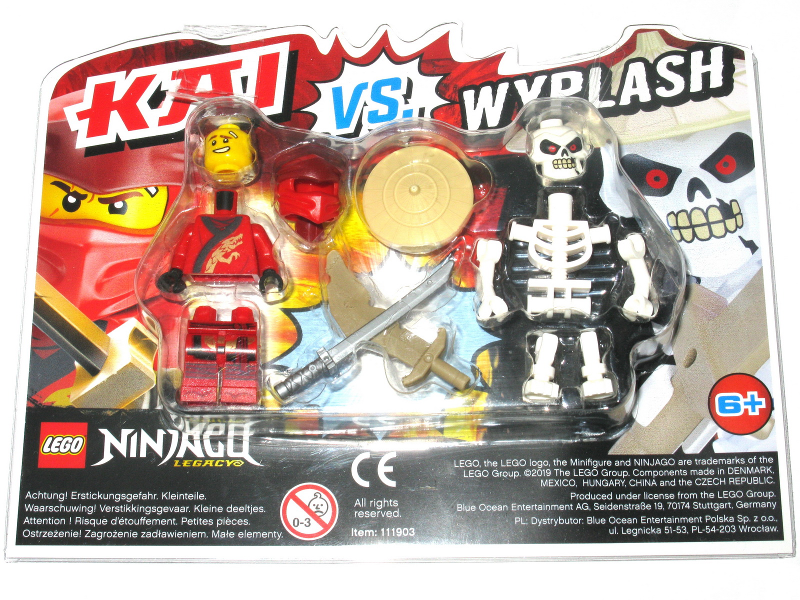 LEGO Ninjago Legacy The Golden Weapons Kai vs. Wyplash blister pack 111903