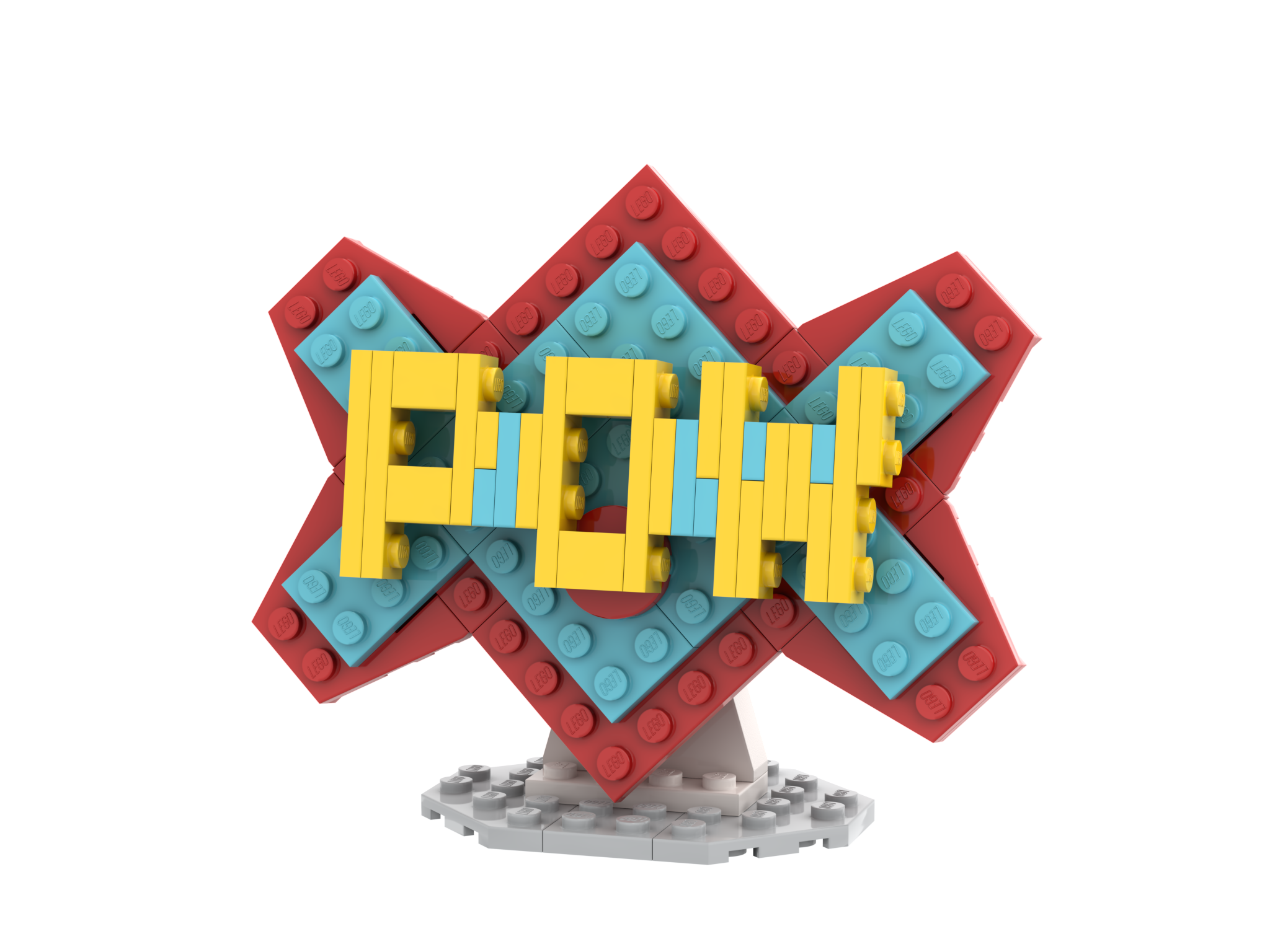 Exclusive Brick Loot Build Comic POW – 100% LEGO® Bricks