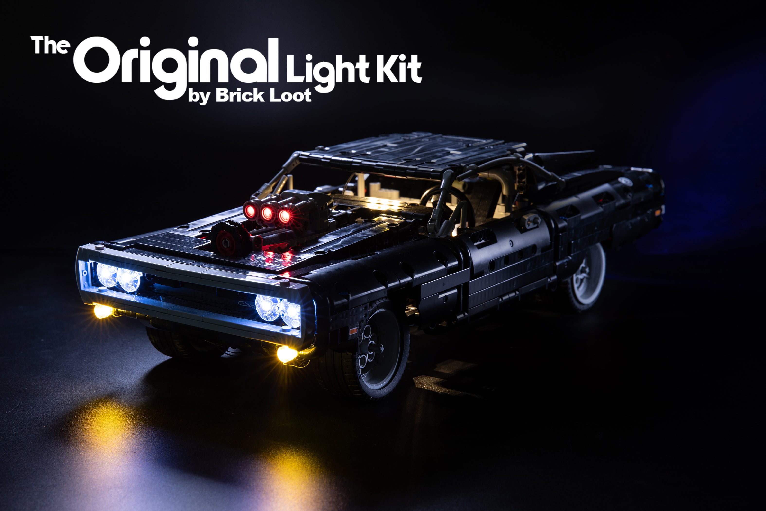 LED Lighting Kit for LEGO Technic Dom's Dodge Charger set 42111