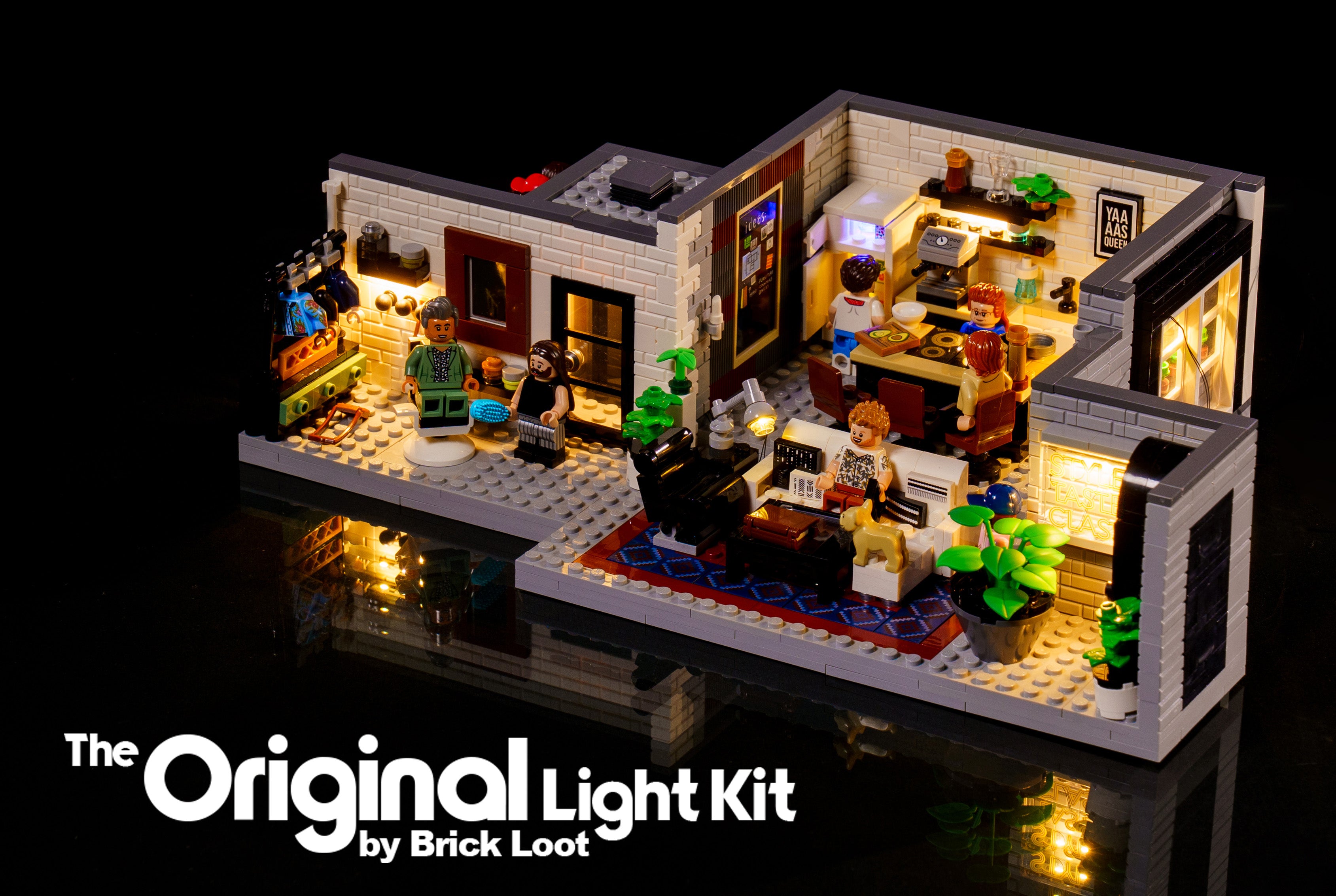 LED Lighting Kit for LEGO Queer Eye: The Fab 5 Loft Set (10291)