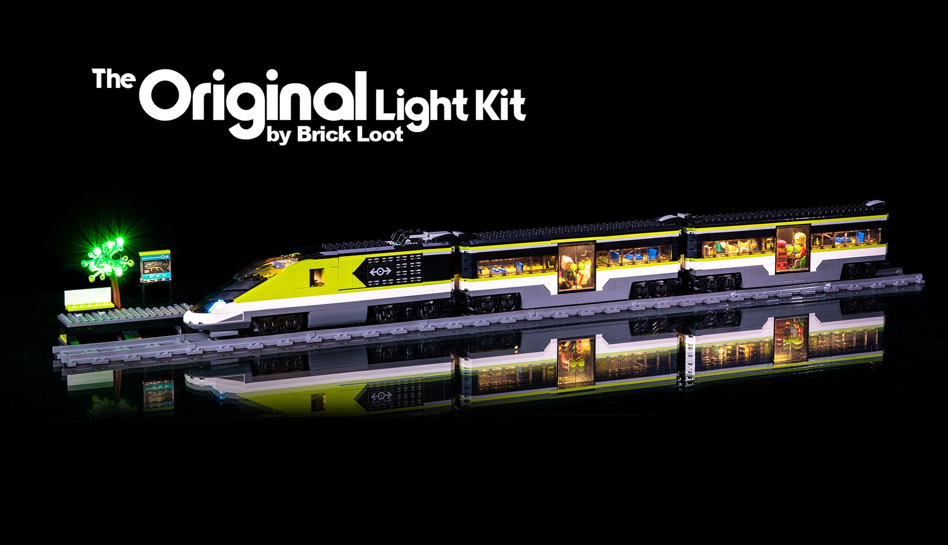 LED Lighting Kit for LEGO® City Express Passenger Train Set 60337