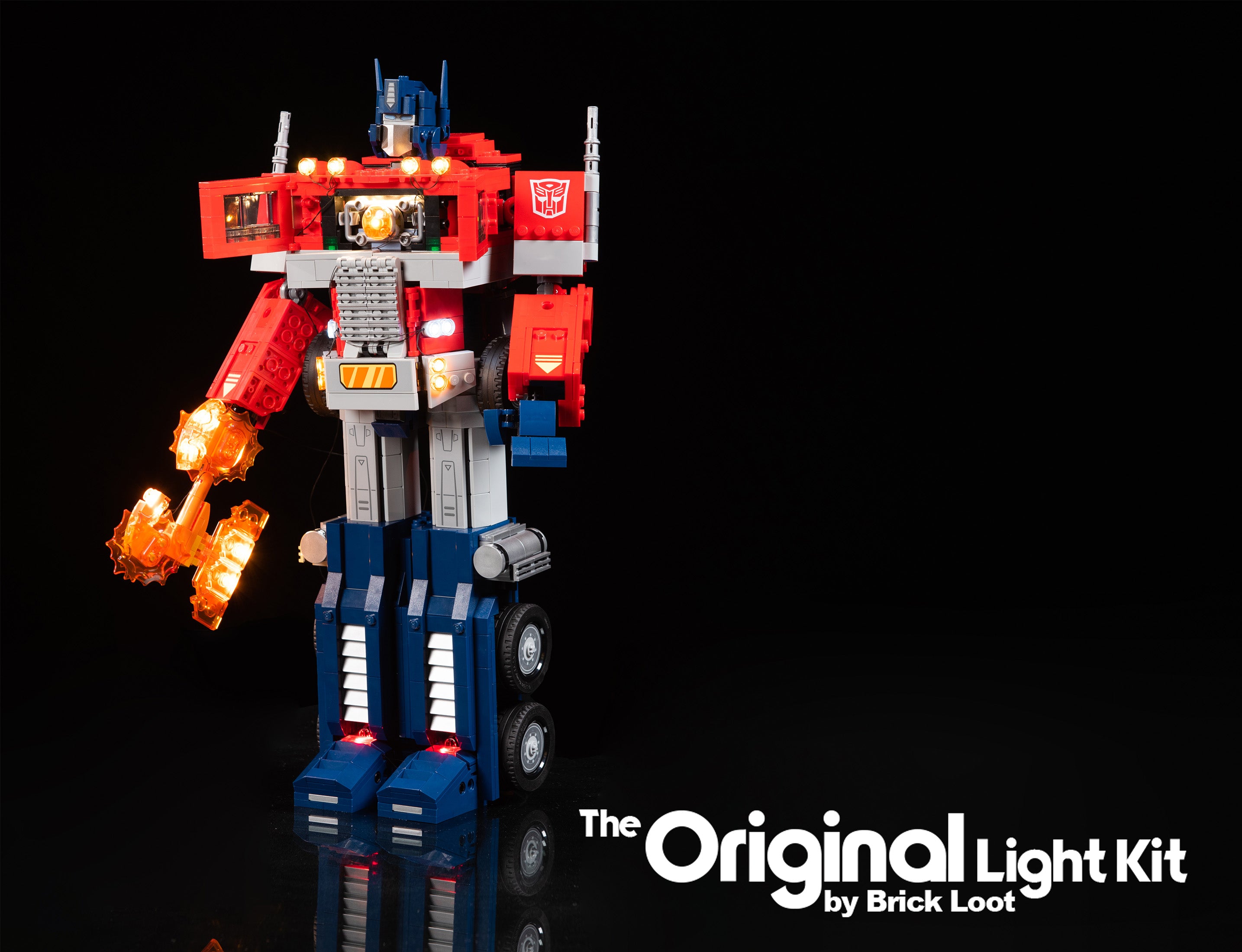 LED Lighting kit for LEGO Optimus Prime Set (10302)